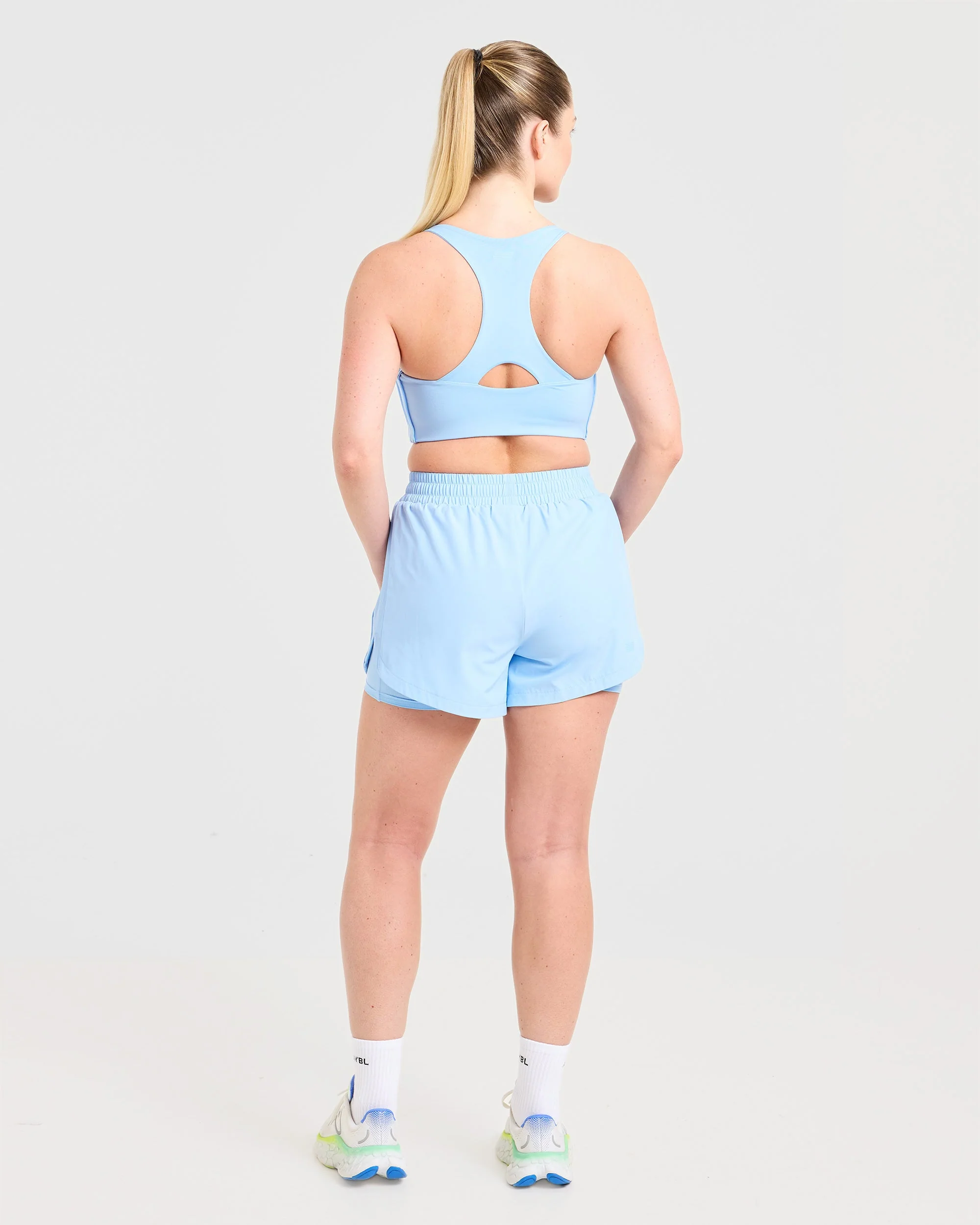 Run 2 in 1 Shorts - Spring Bleu - Image 4