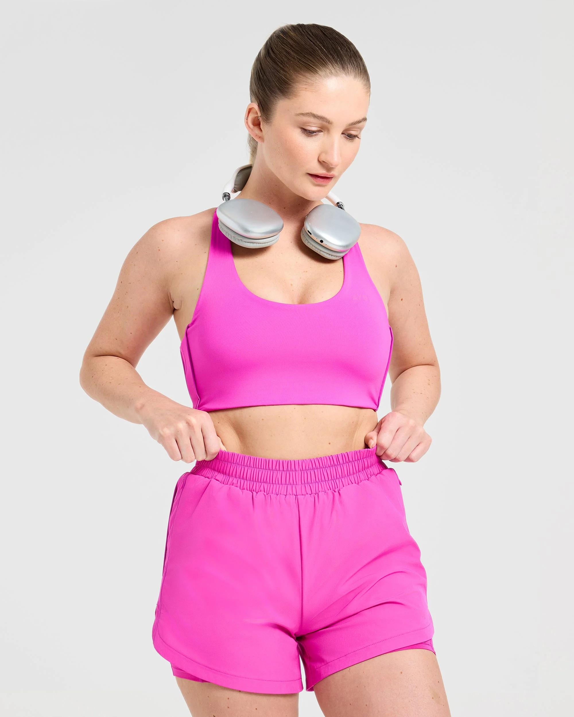 Run 2 in 1 Shorts - Vibrant Magenta - Image 8