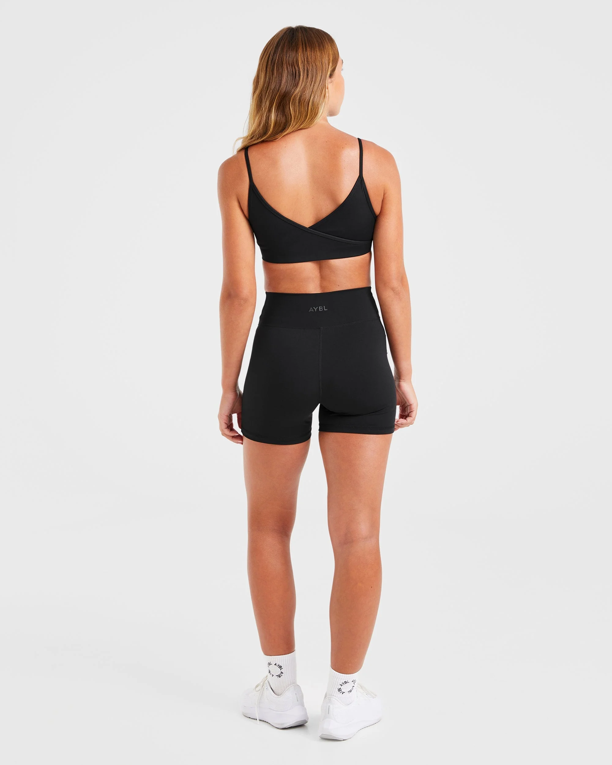 Sculpt Wrap Sports Bra - Noir - Image 4