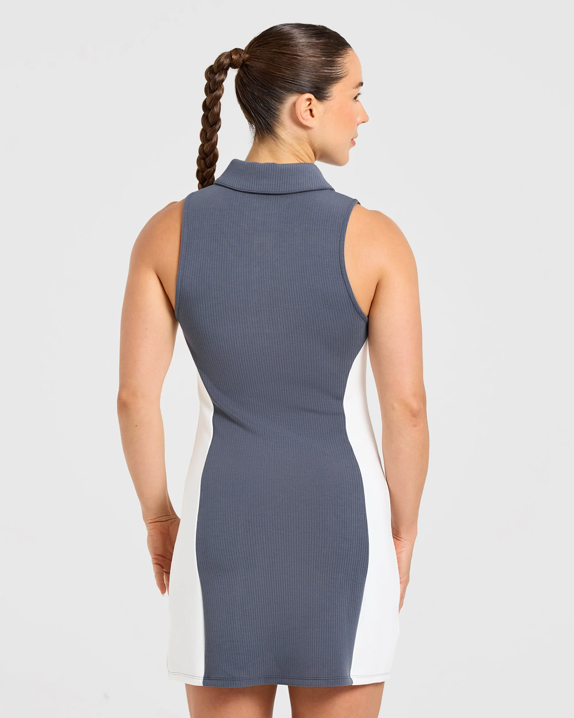 Signature Collar Dress - Steel Bleu - Image 2