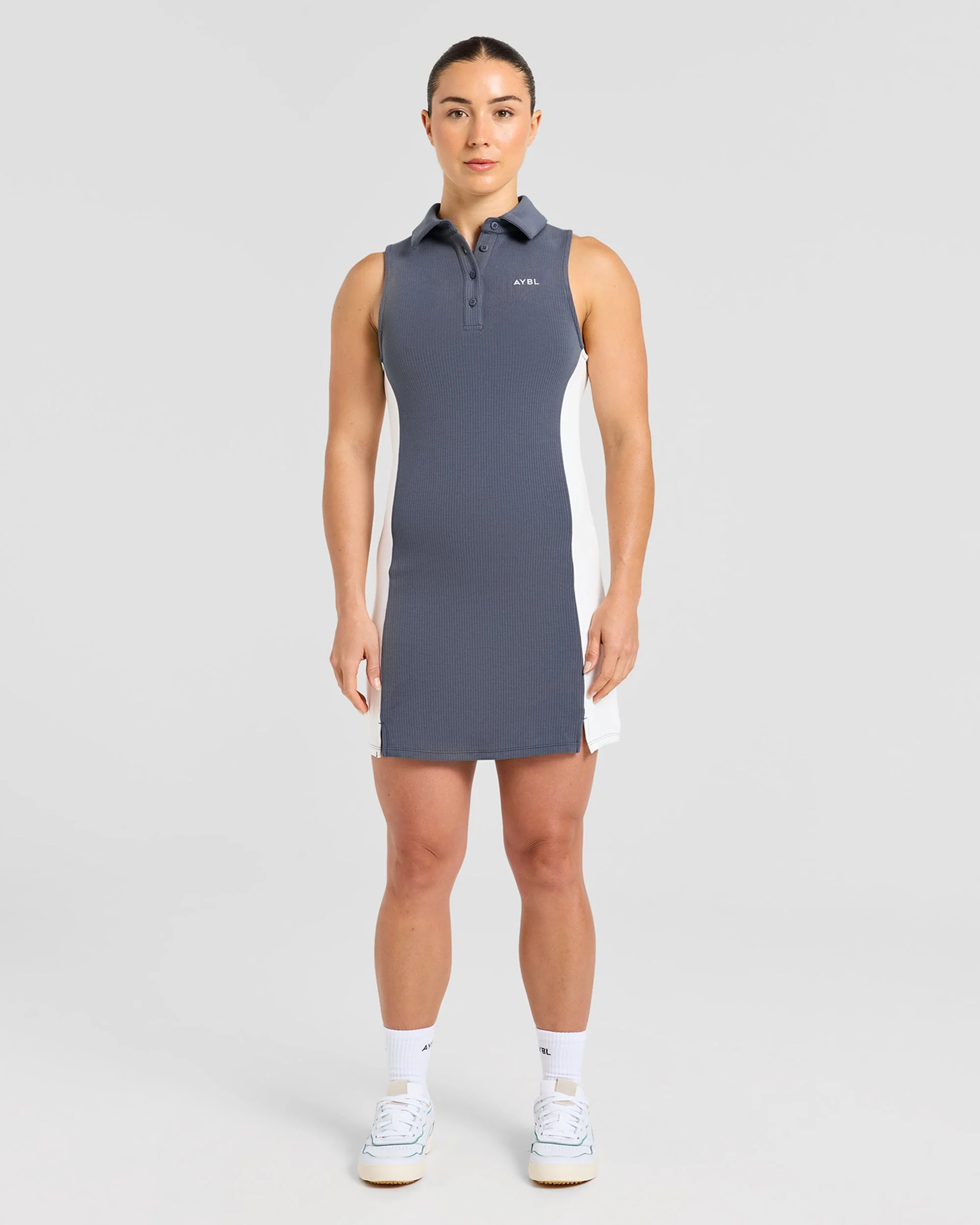 Signature Collar Dress - Steel Bleu - Image 3