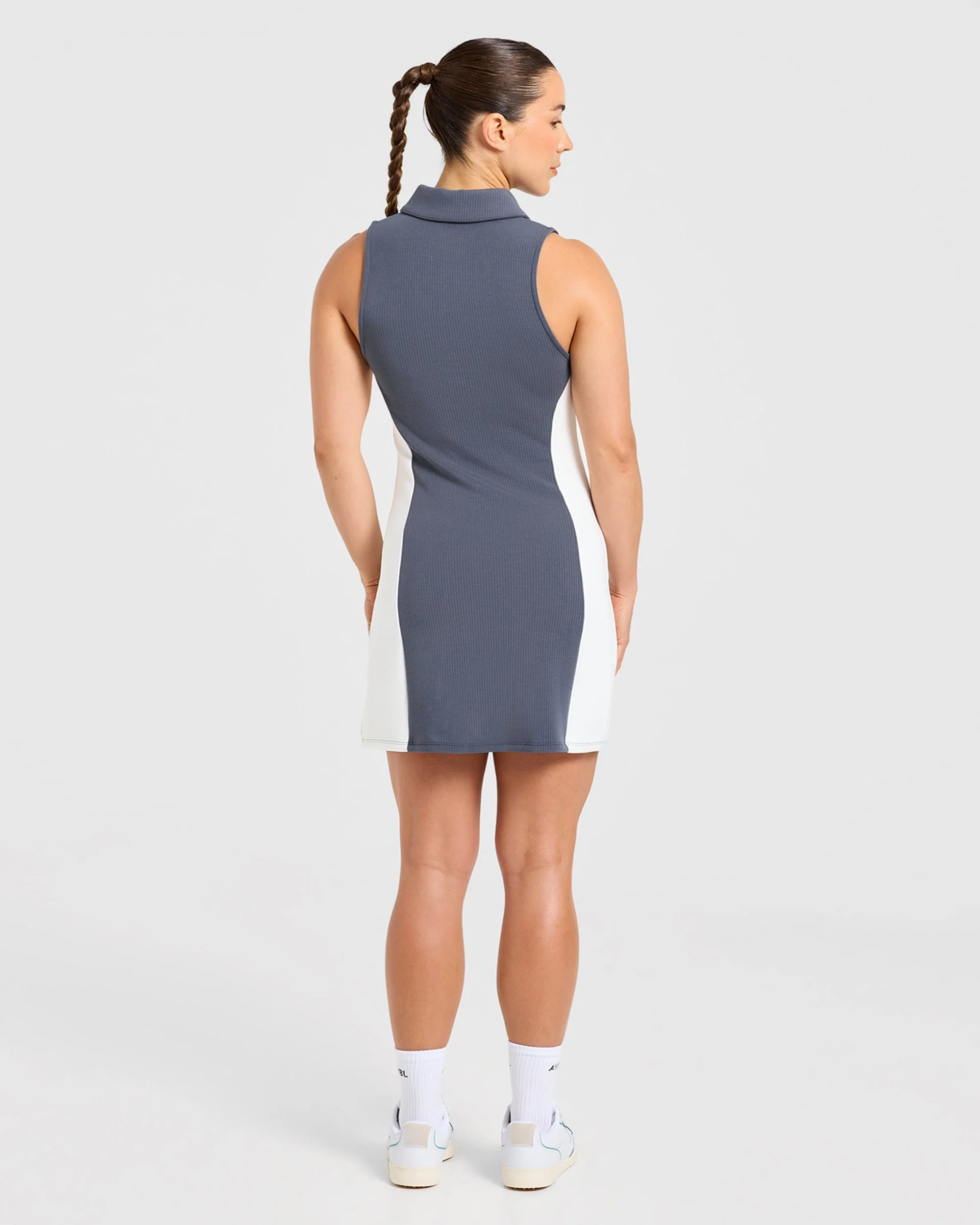 Signature Collar Dress - Steel Bleu - Image 4