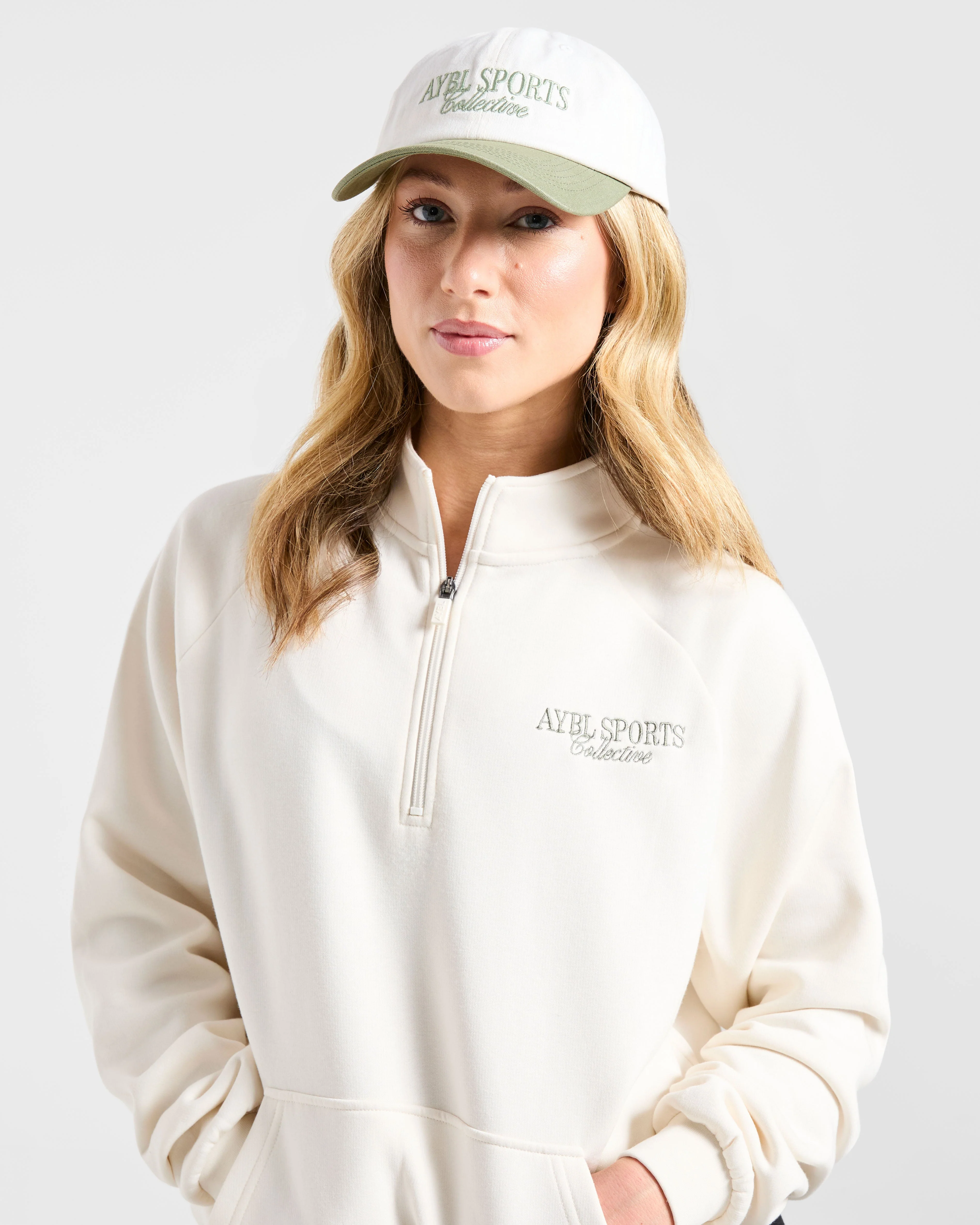 Sports Collective Cap - Off Blanc/Vert - Image 4
