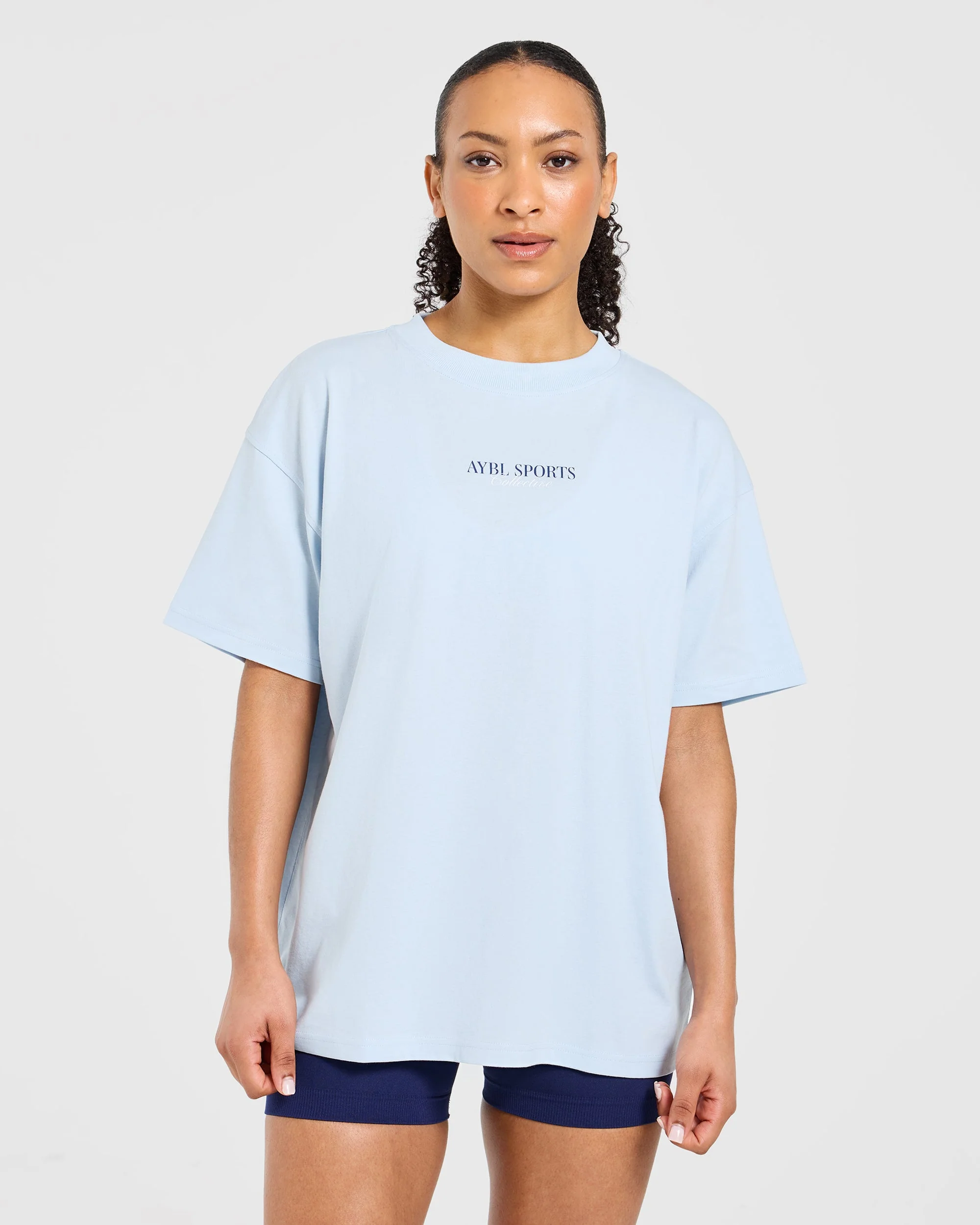 Sports Collective Oversized T Shirt - Bleu - Image 2