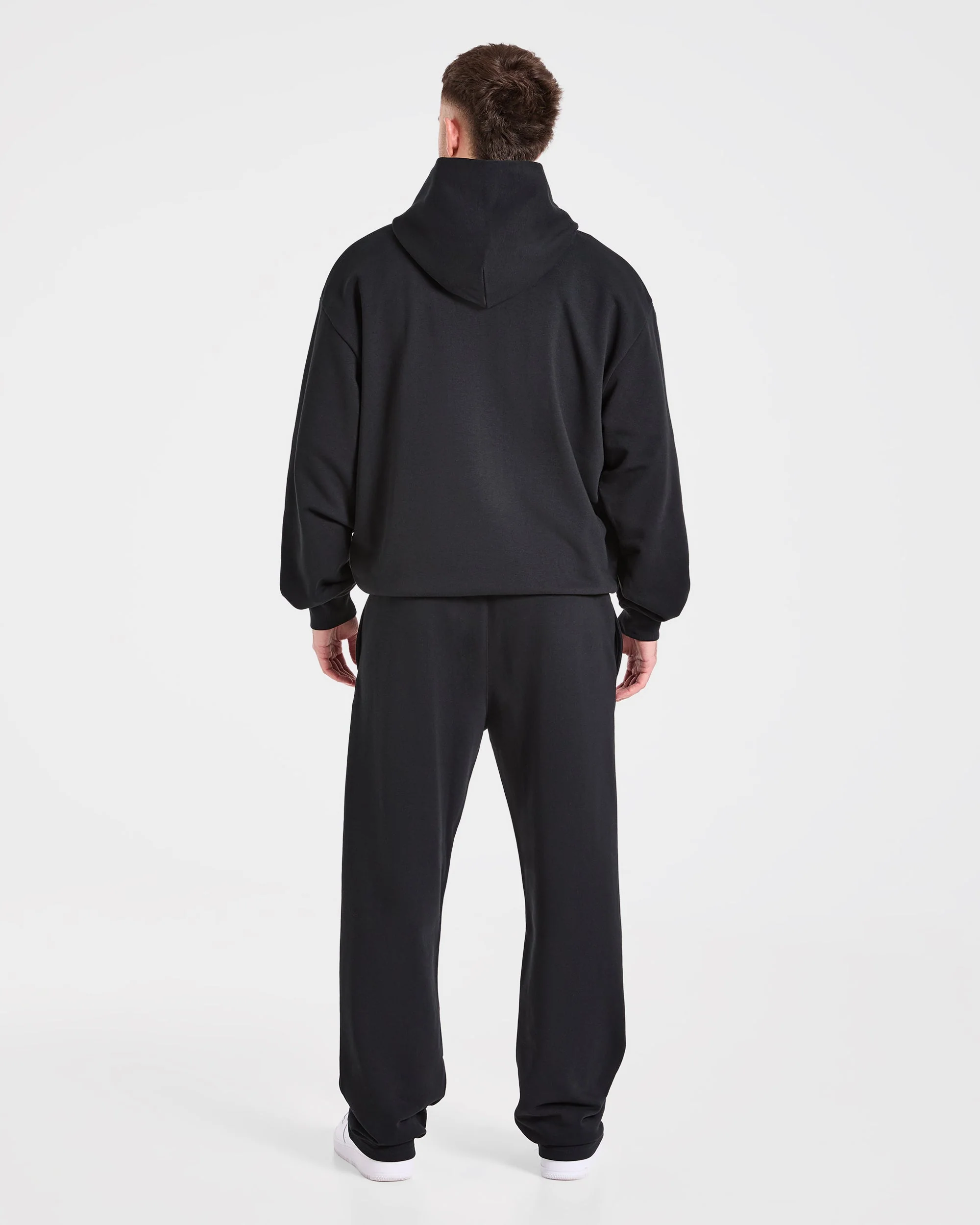 Strength Division Oversized Straight Leg Joggers - Noir/Bleu - Image 4