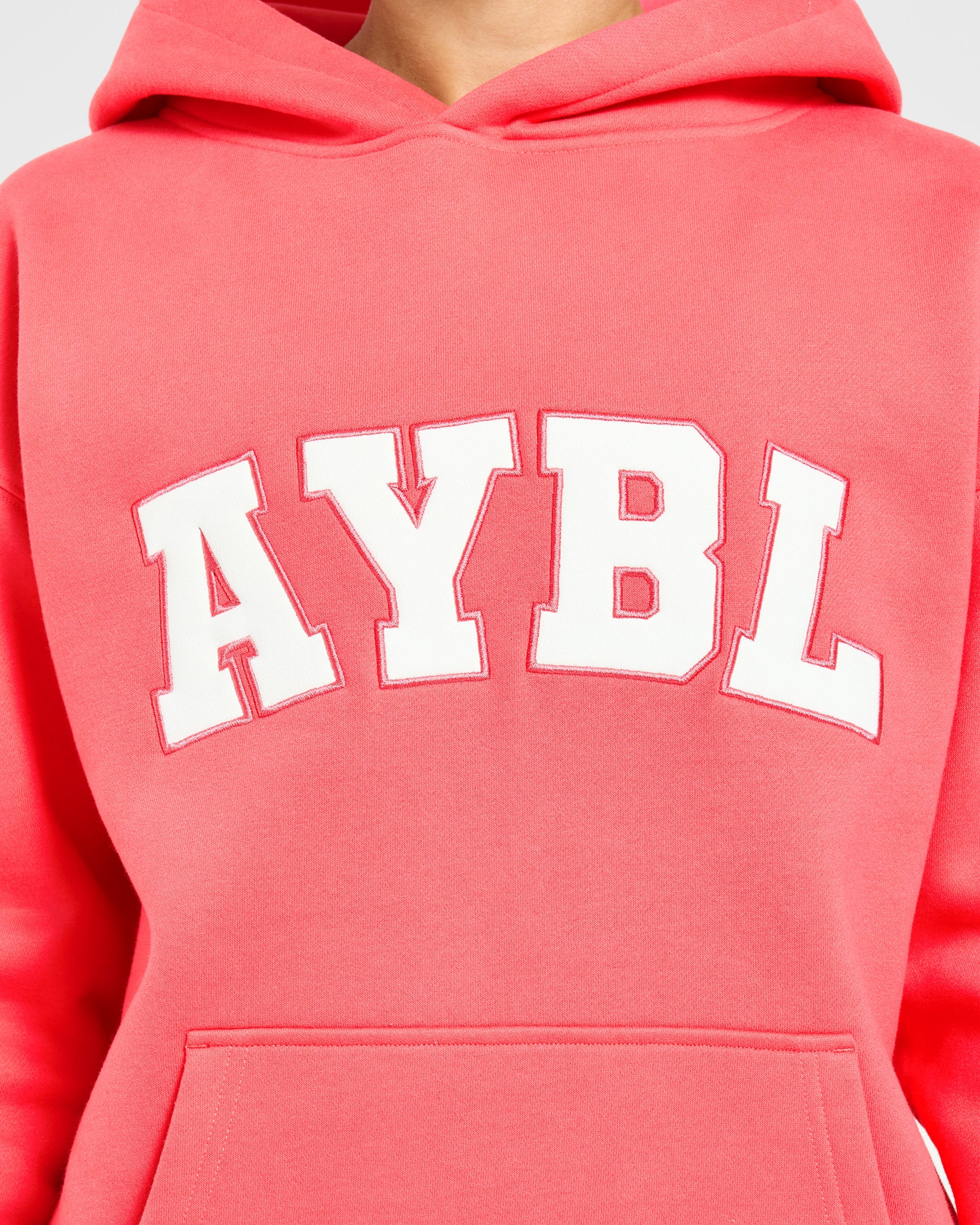 Varsity 2.0 Oversized Hoodie - Summer Coral - Image 5