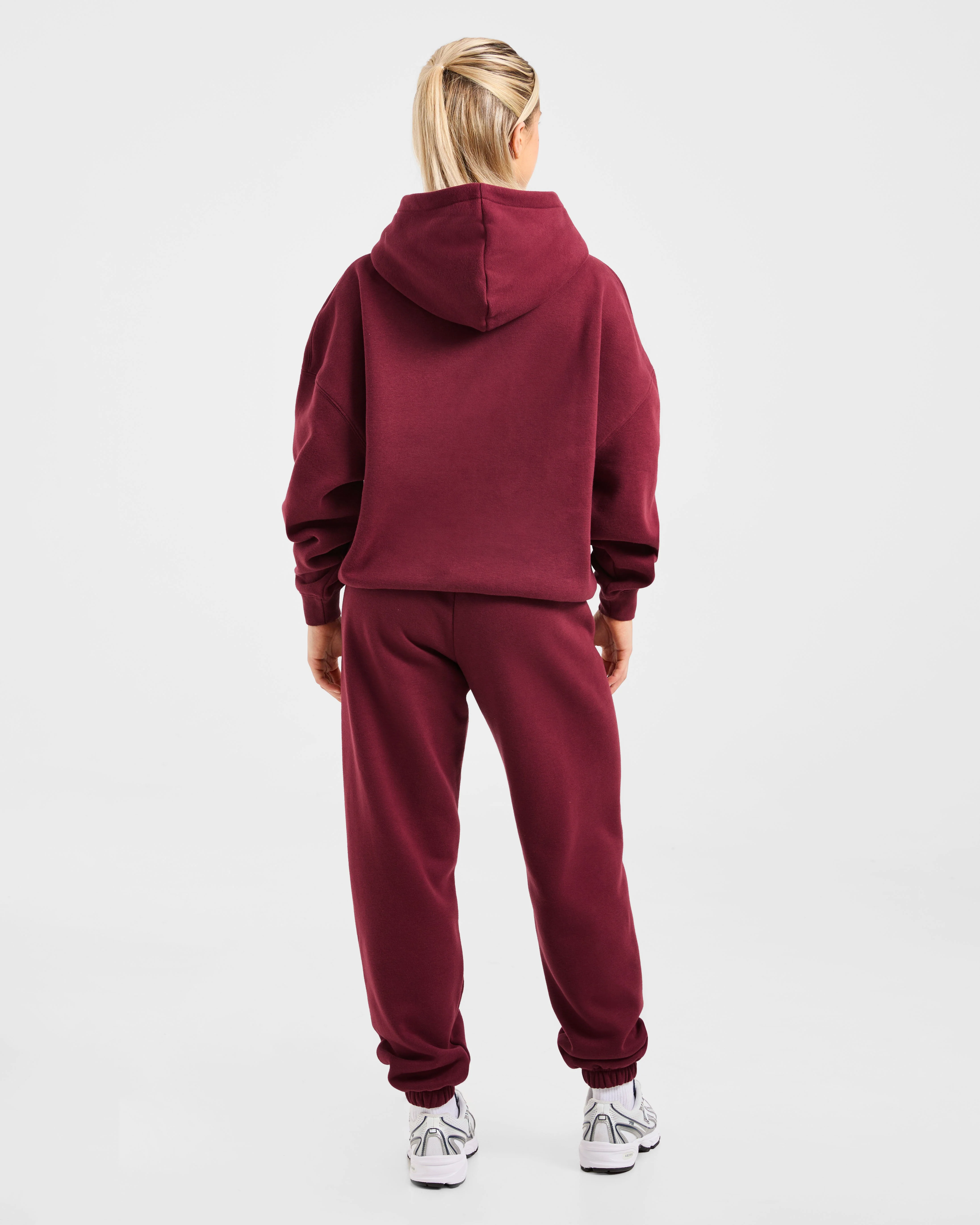 Varsity 2.0 Oversized Joggers - Rouge Wine - Image 4