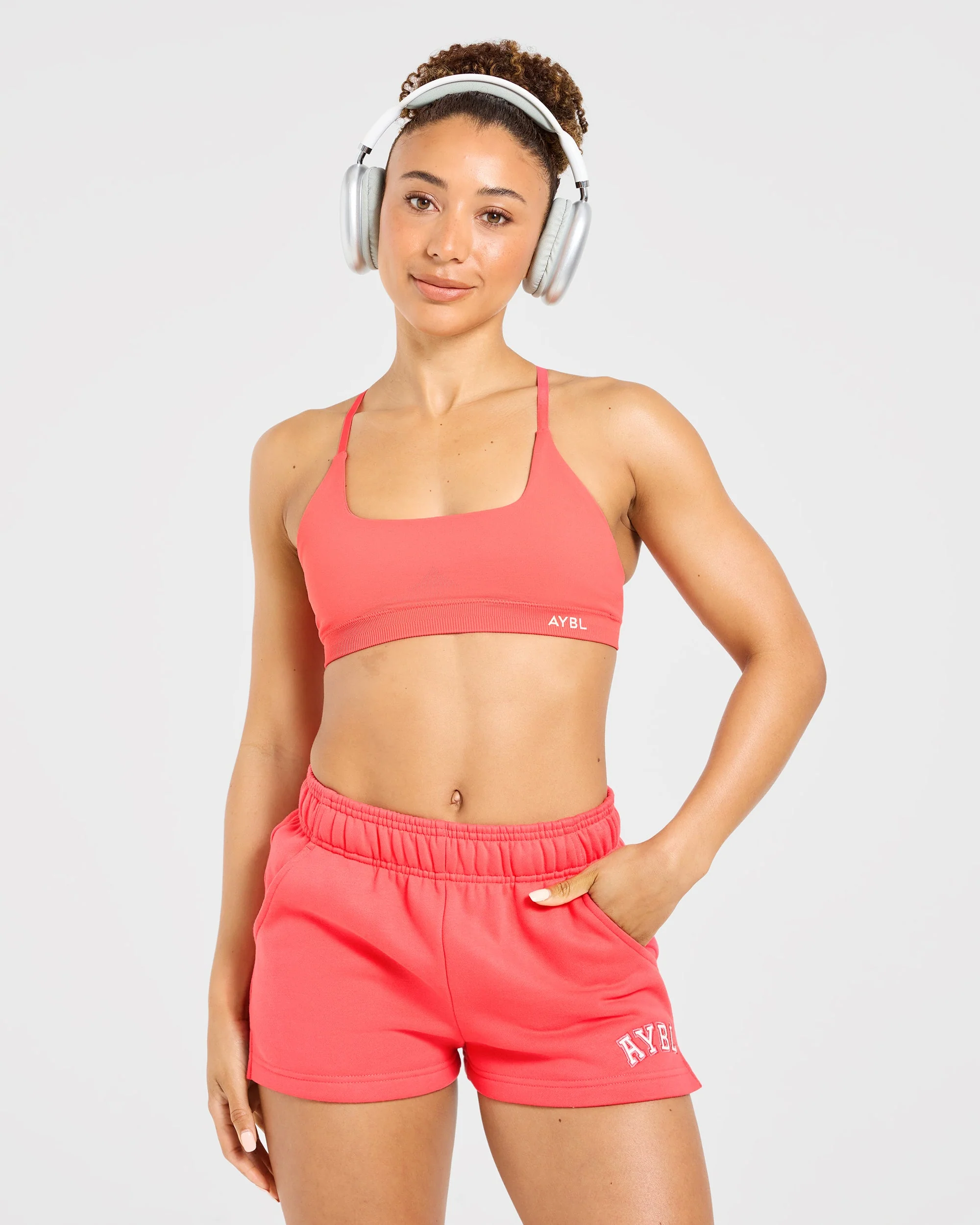 Varsity 2.0 Oversized Shorts - Summer Coral - Image 8
