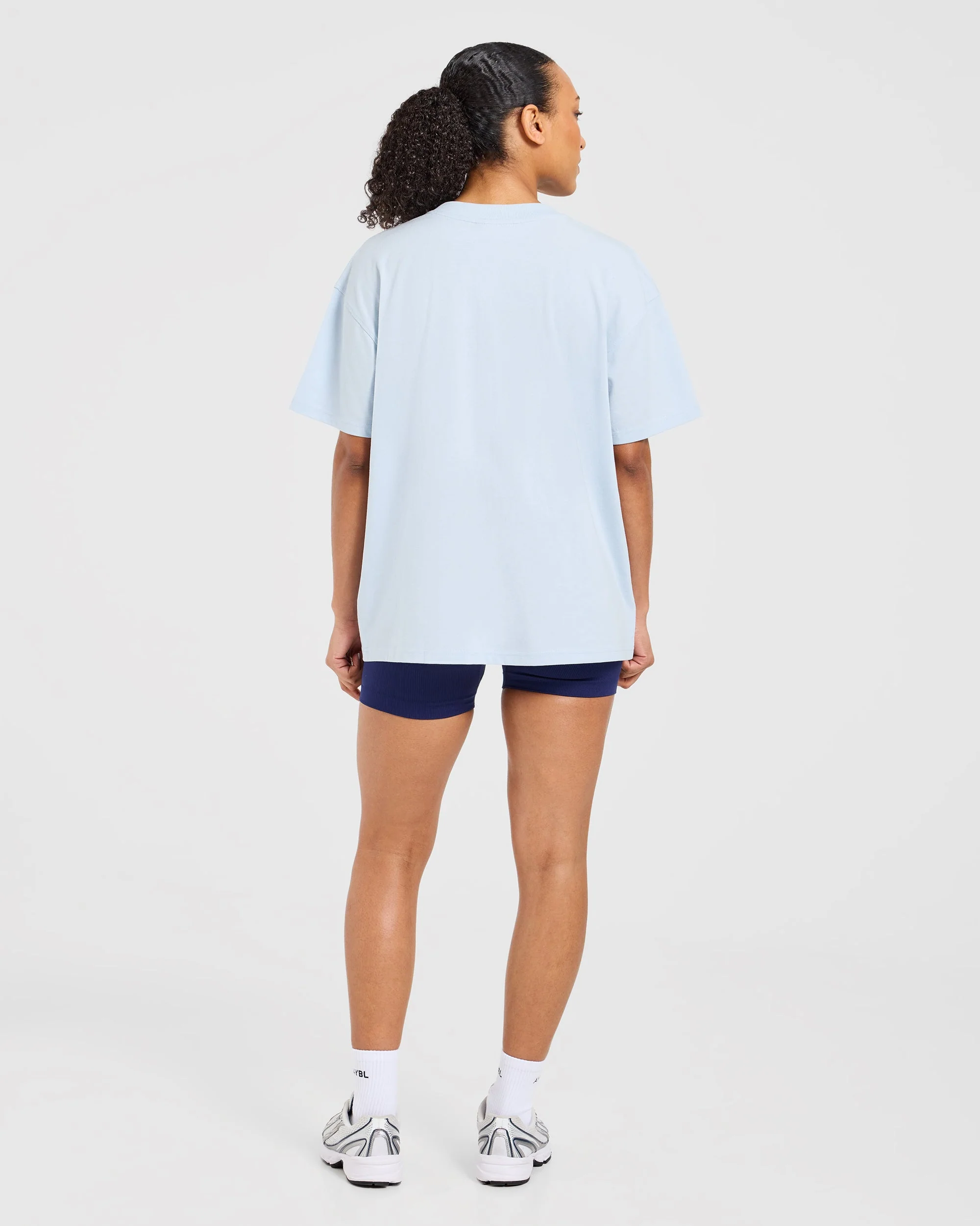 Varsity 2.0 Oversized T Shirt - Bleu - Image 4