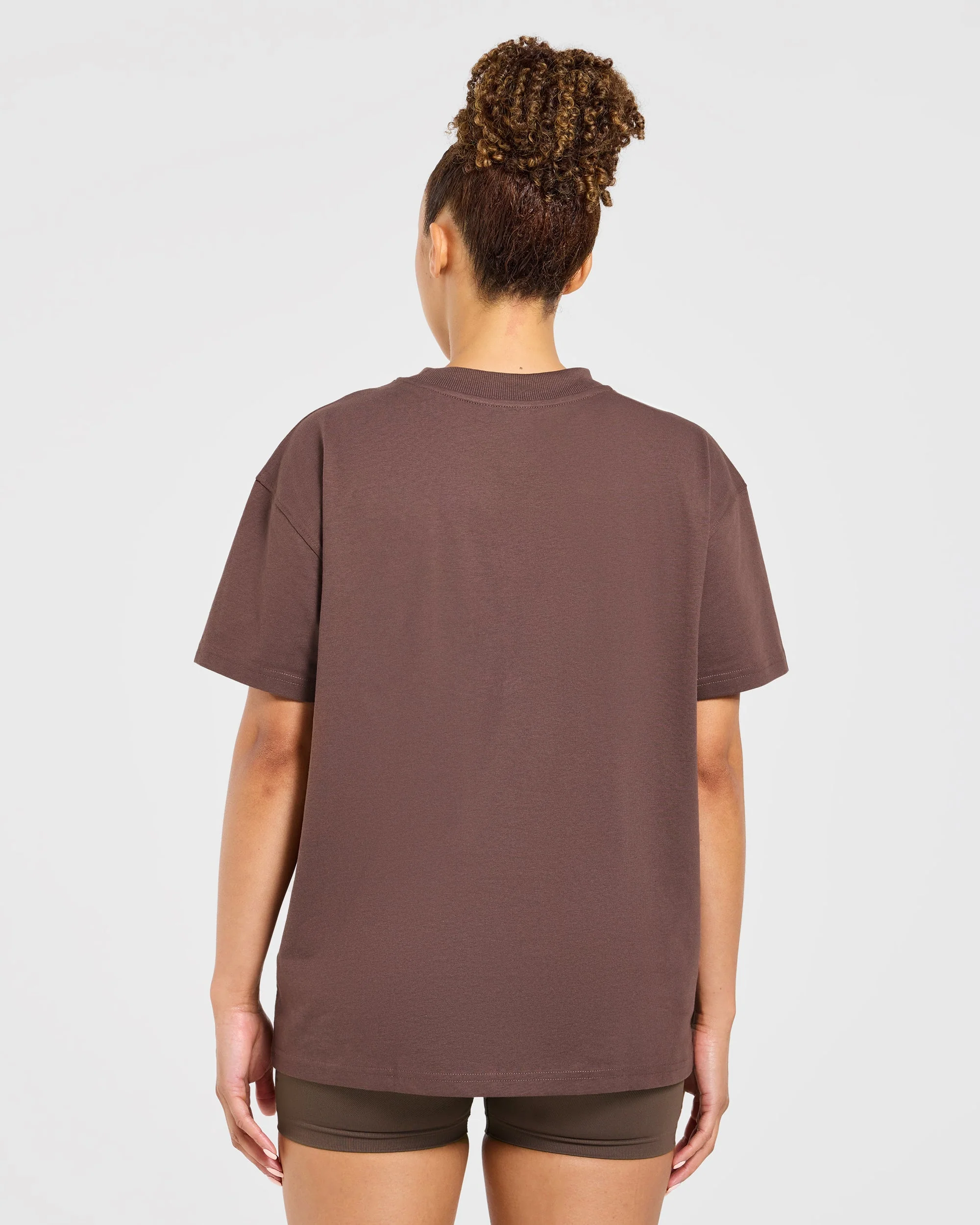 Varsity 2.0 Oversized T Shirt - Marron - Image 2