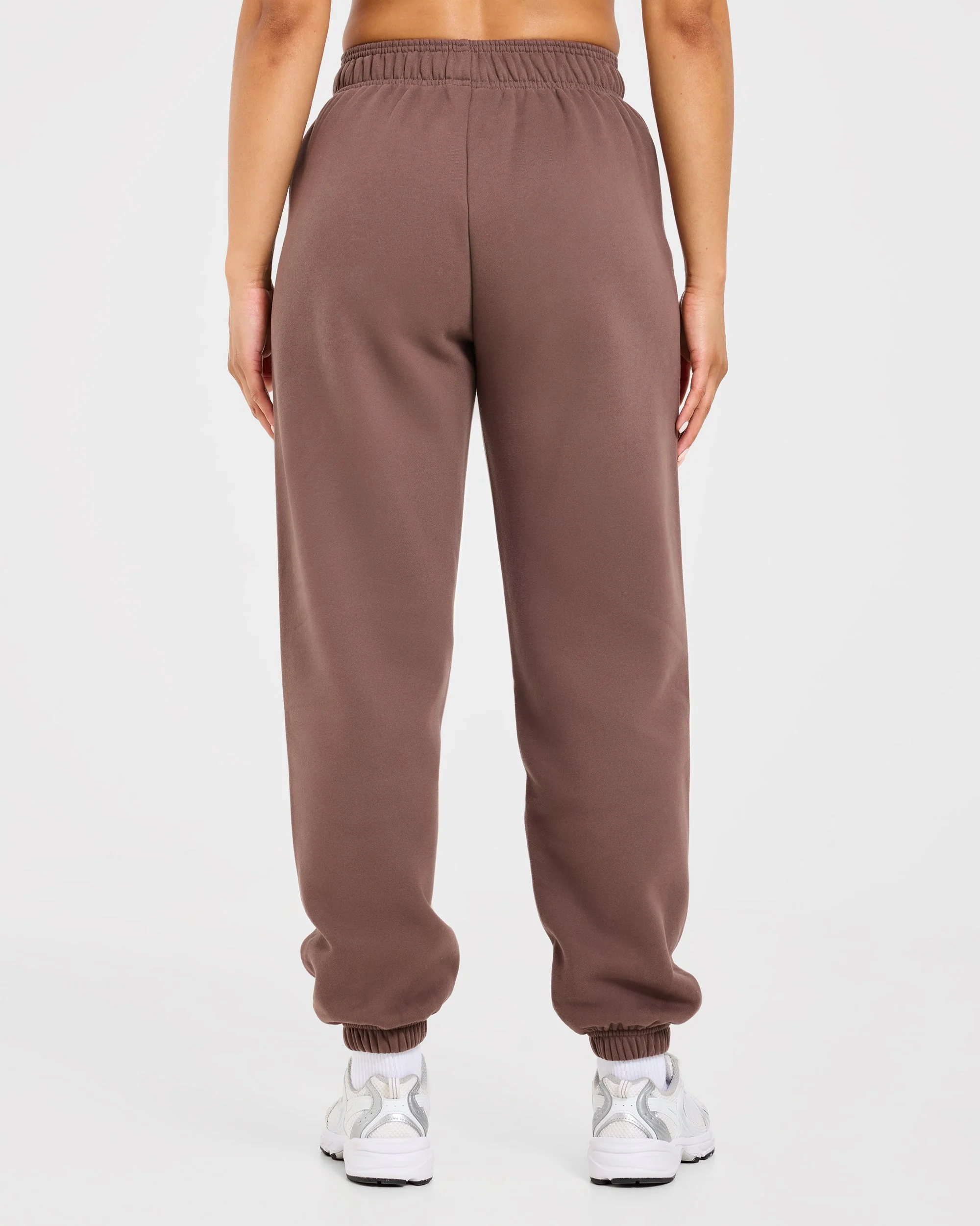 Varsity Applique Oversized Joggers - Marron - Image 2