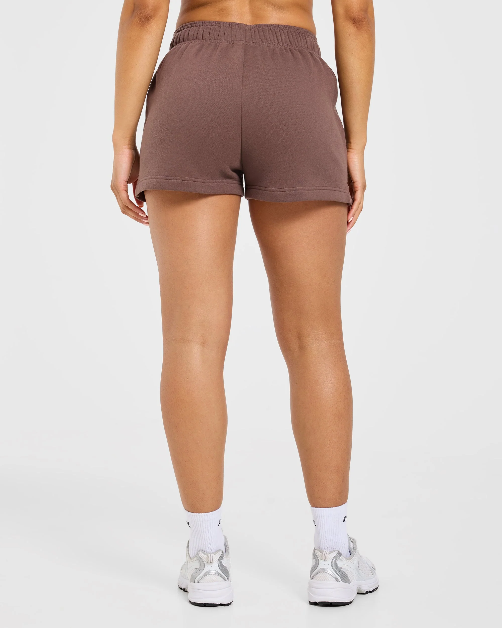 Varsity Applique Oversized Shorts - Marron - Image 2