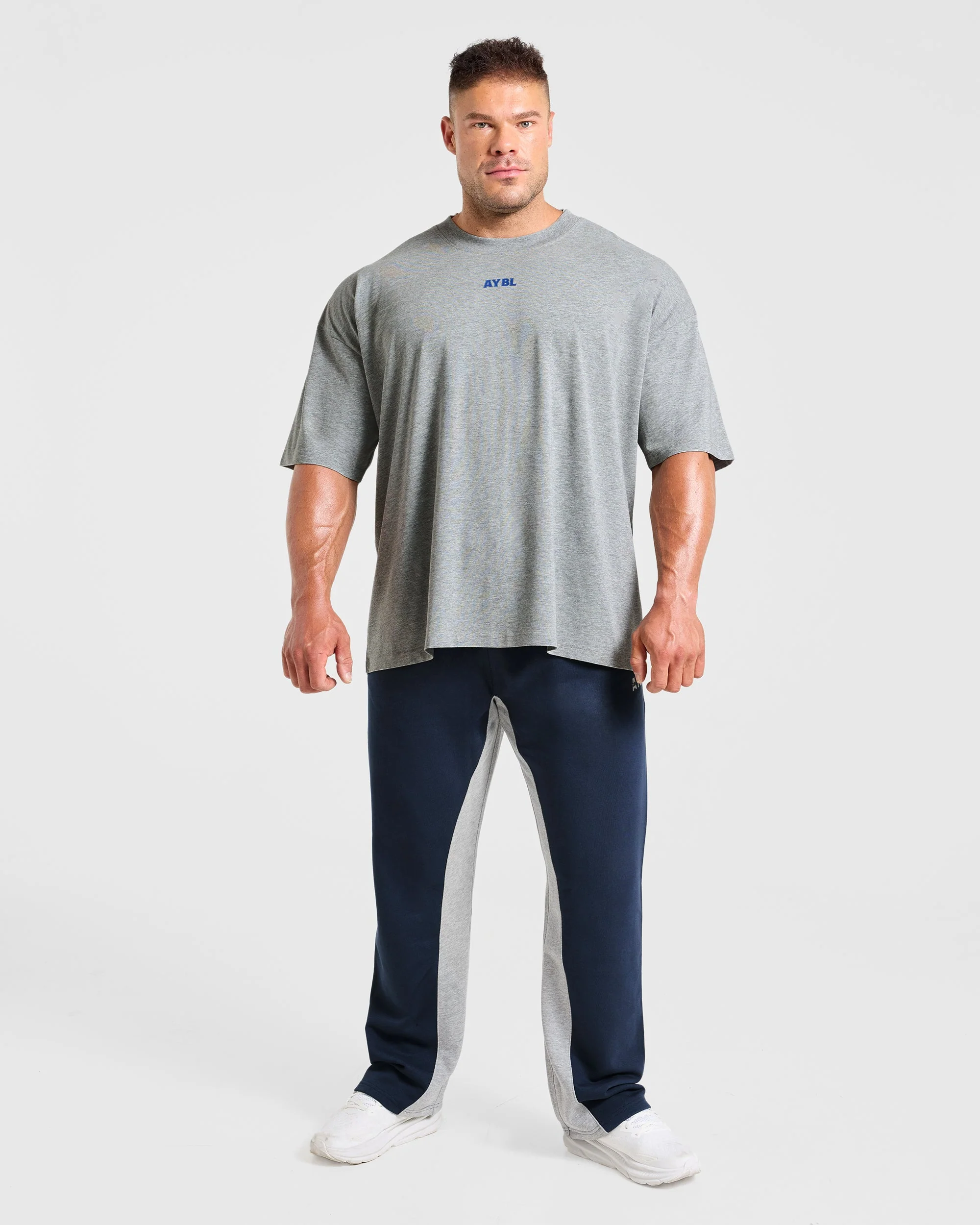 Wesley Vissers x AYBL Dutch Oak Oversized T Shirt - Mid Marl Gris - Image 3