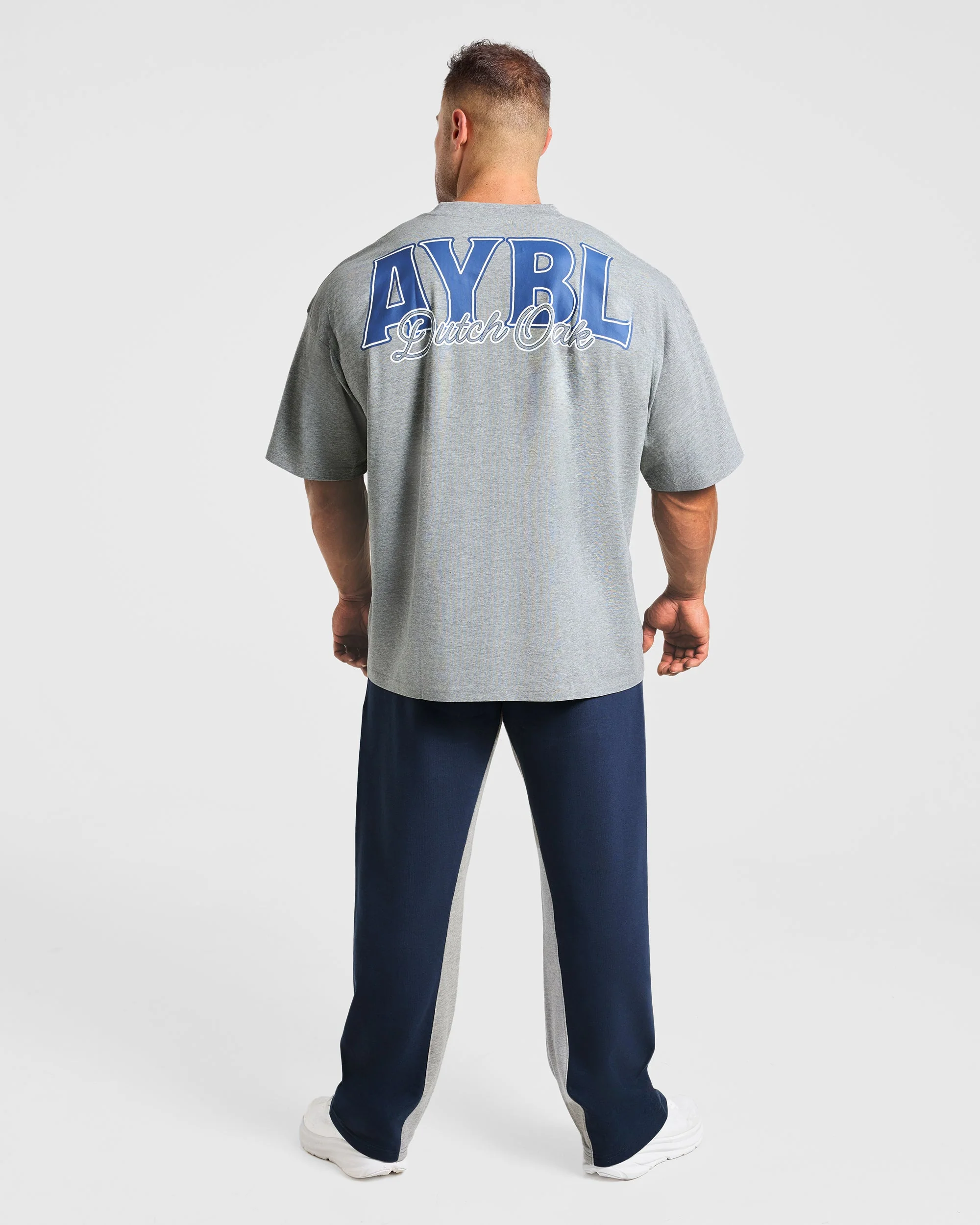 Wesley Vissers x AYBL Dutch Oak Oversized T Shirt - Mid Marl Gris - Image 4