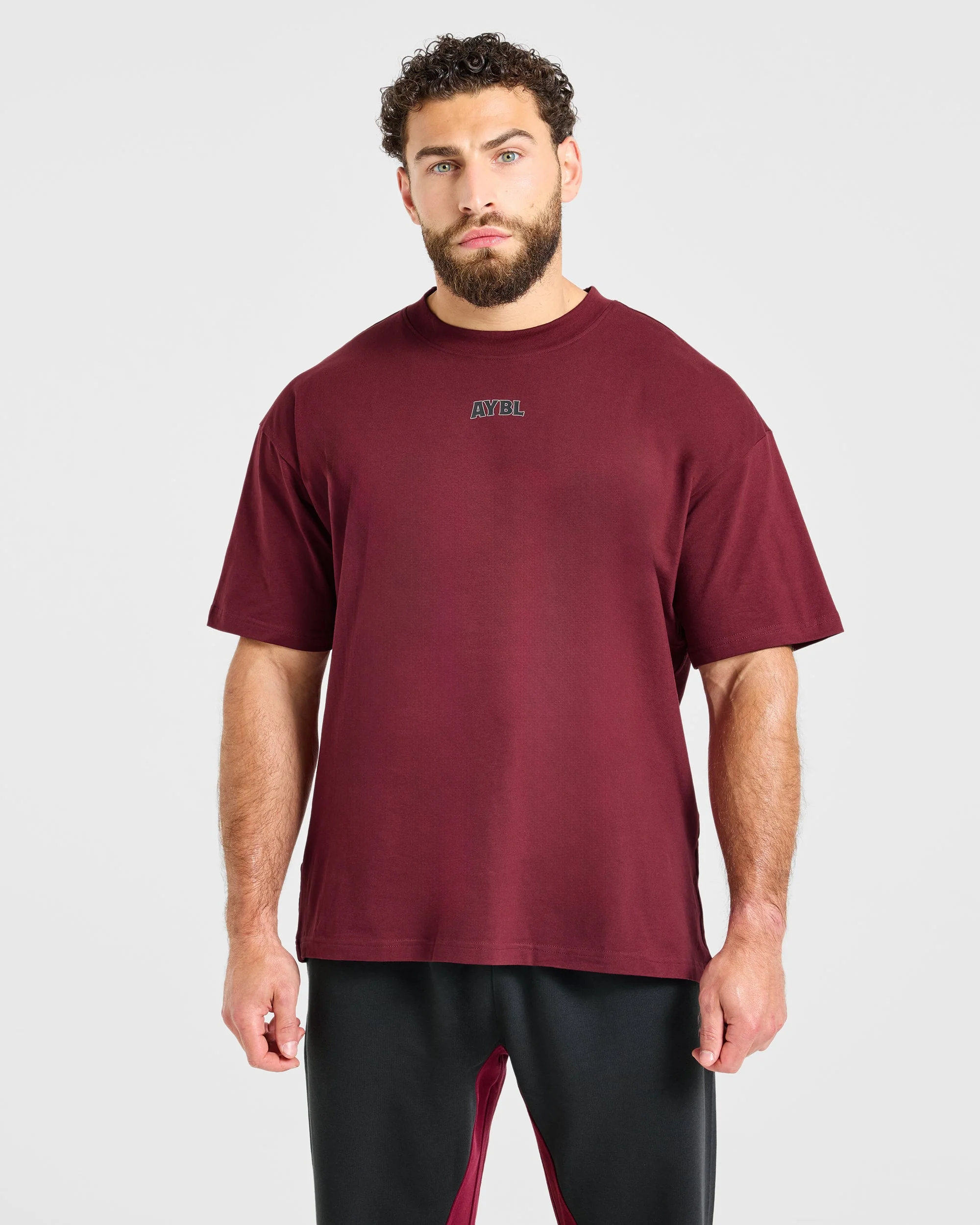 Wesley Vissers x AYBL Dutch Oak Oversized T Shirt - Port Rouge - Image 2