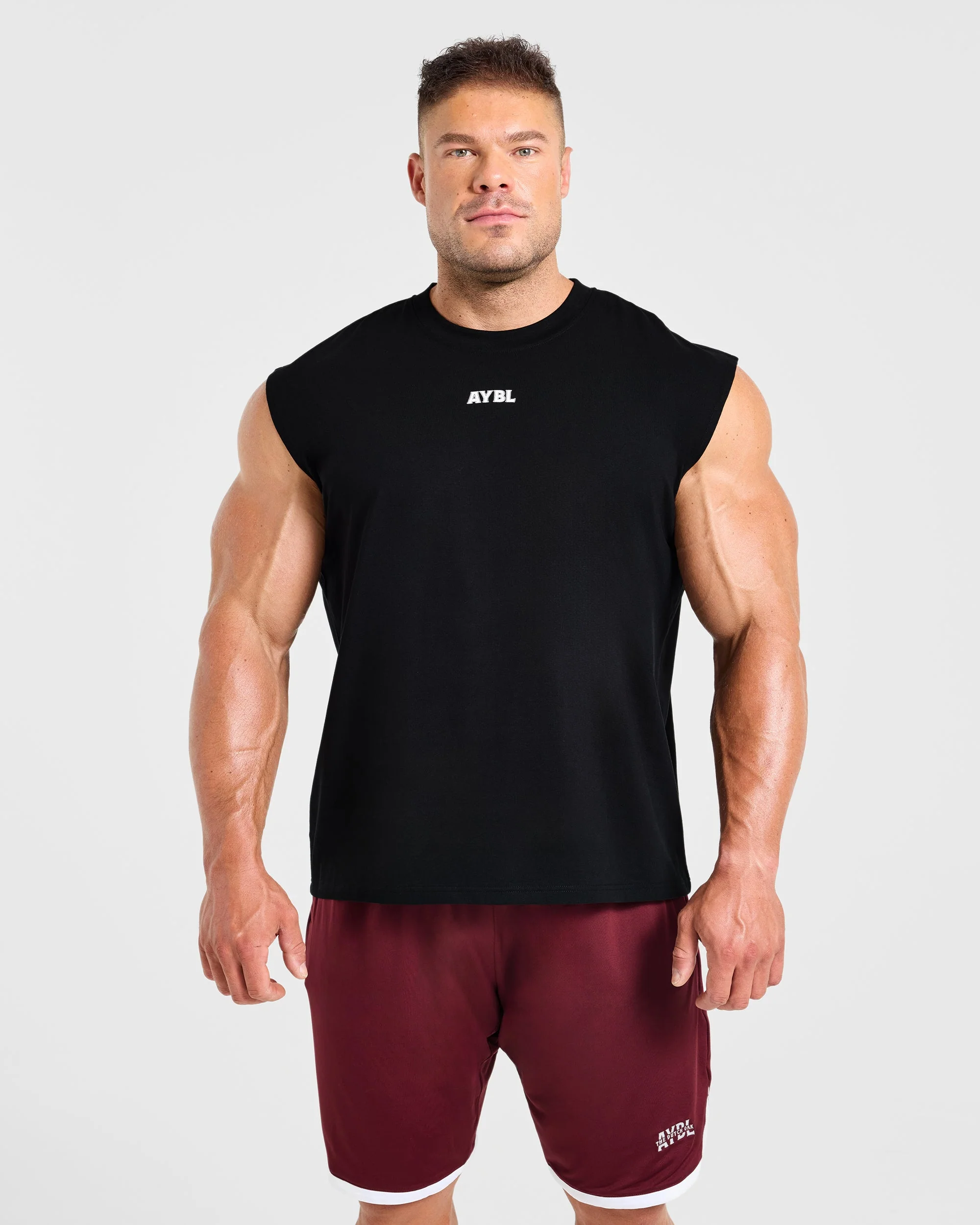 Wesley Vissers x AYBL Dutch Oak Oversized Tank - Noir - Image 2