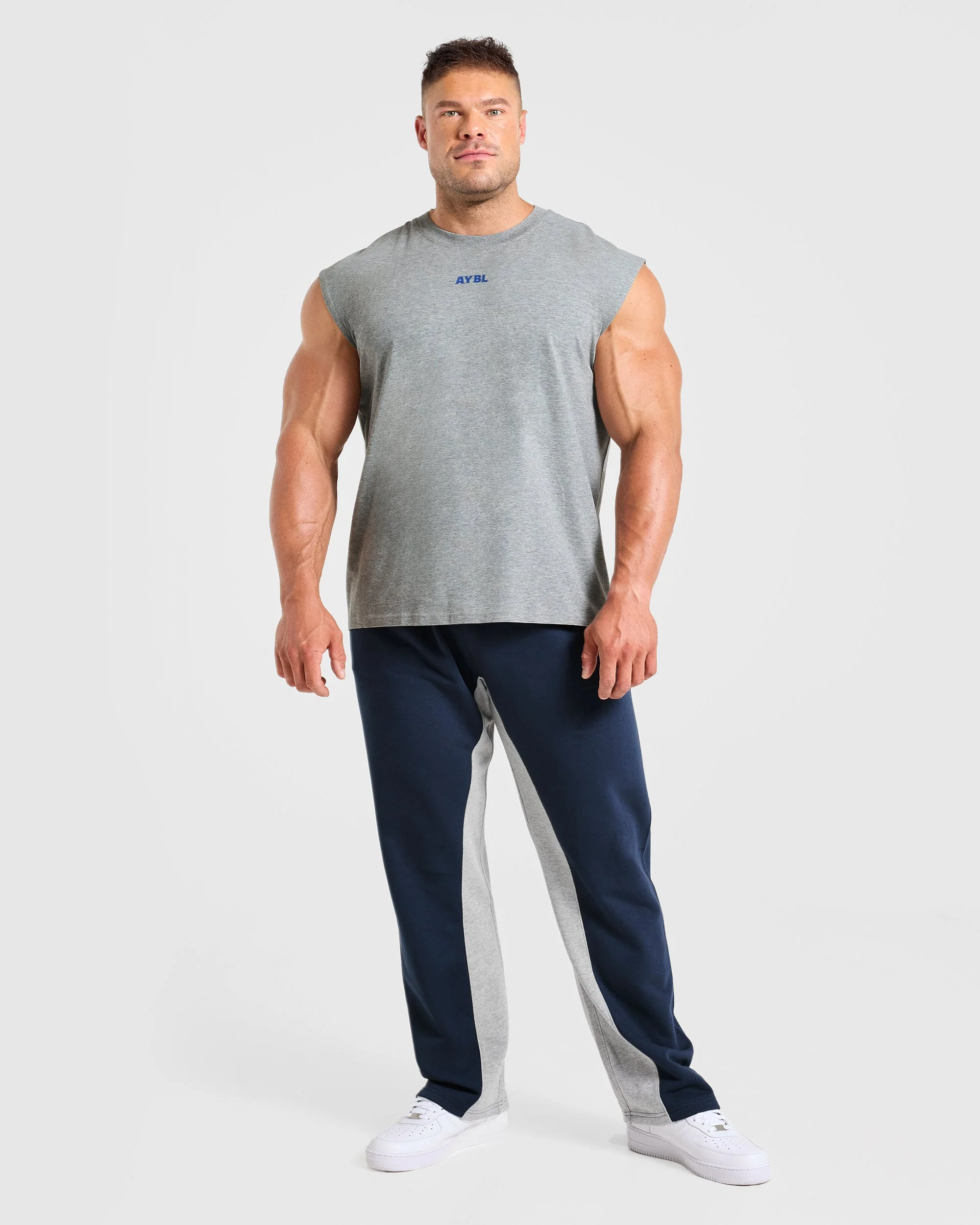 Wesley Vissers x AYBL Dutch Oak Oversized Tank - Mid Marl Gris - Image 3