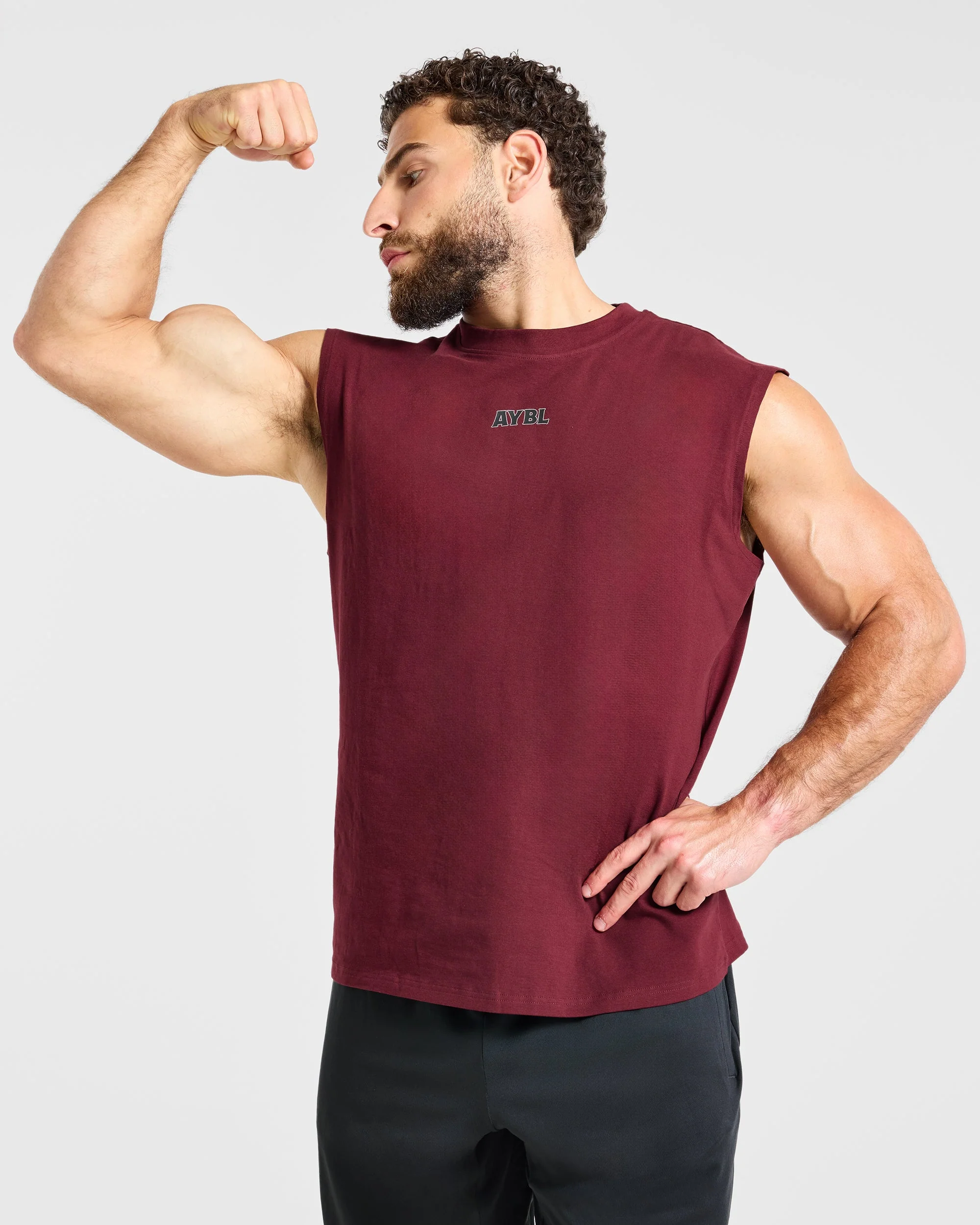 Wesley Vissers x AYBL Dutch Oak Oversized Tank - Port Rouge - Image 8
