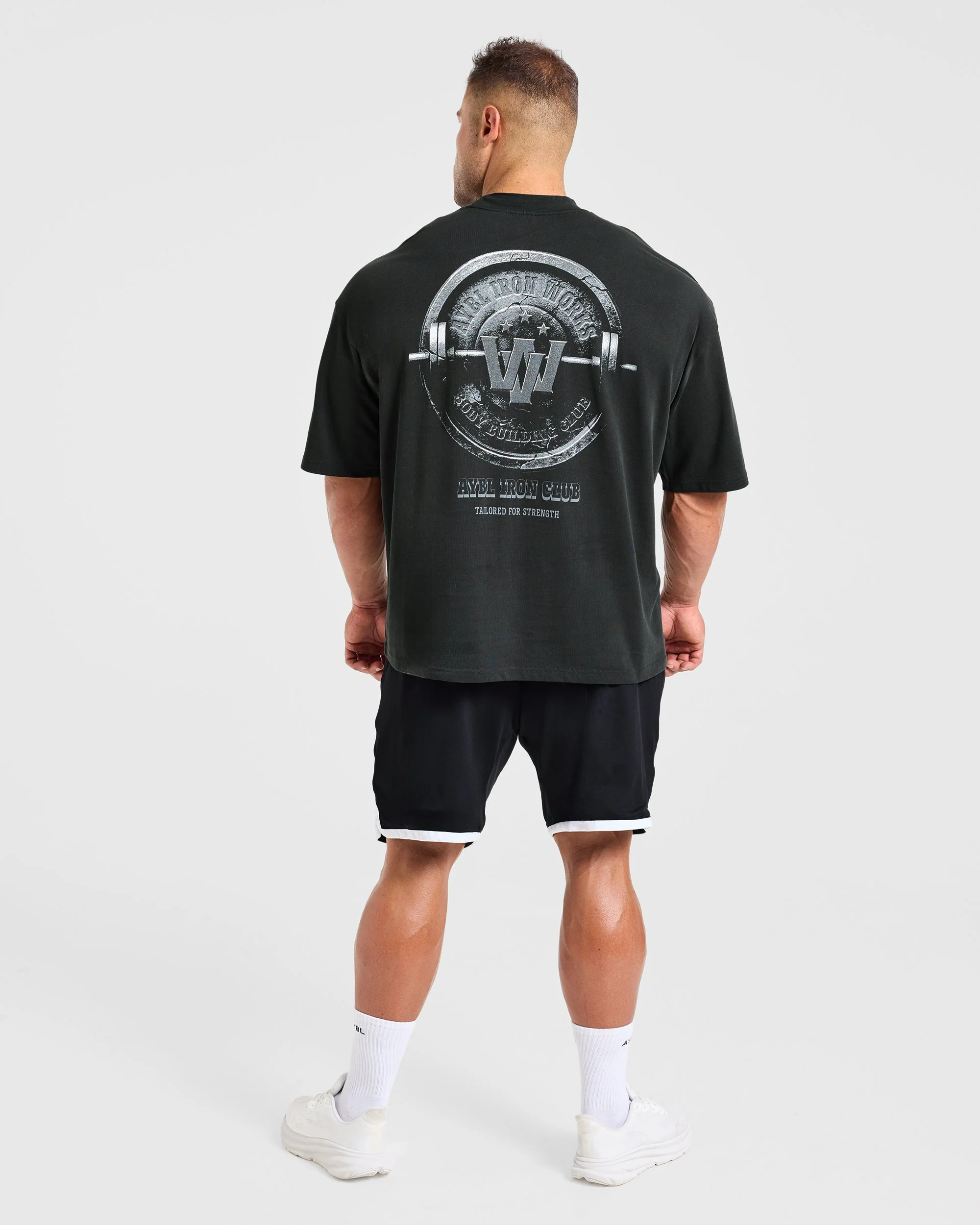 Wesley Vissers x AYBL Iron Works Oversized T Shirt - Gris - Image 4