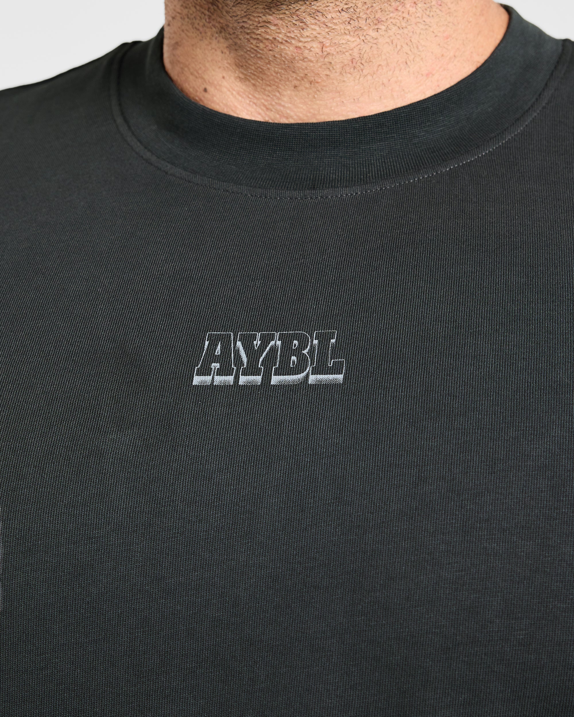 Wesley Vissers x AYBL Iron Works Oversized T Shirt - Gris - Image 5