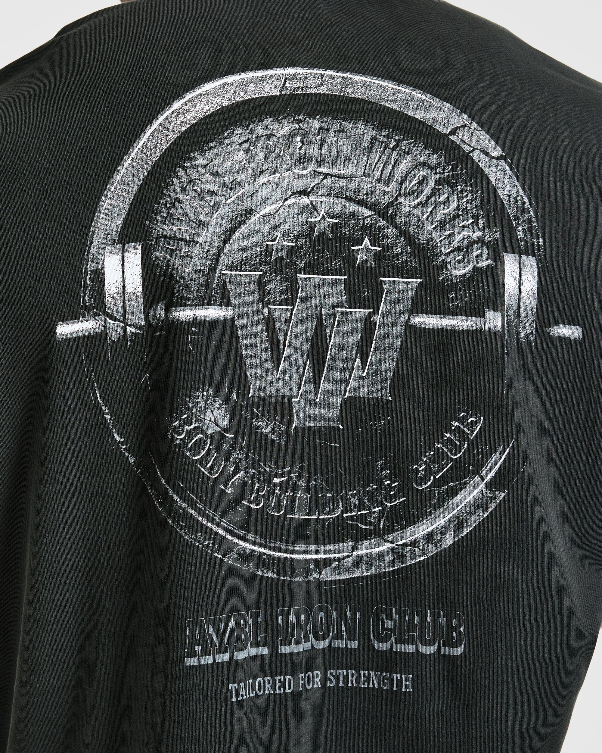 Wesley Vissers x AYBL Iron Works Oversized T Shirt - Gris - Image 6