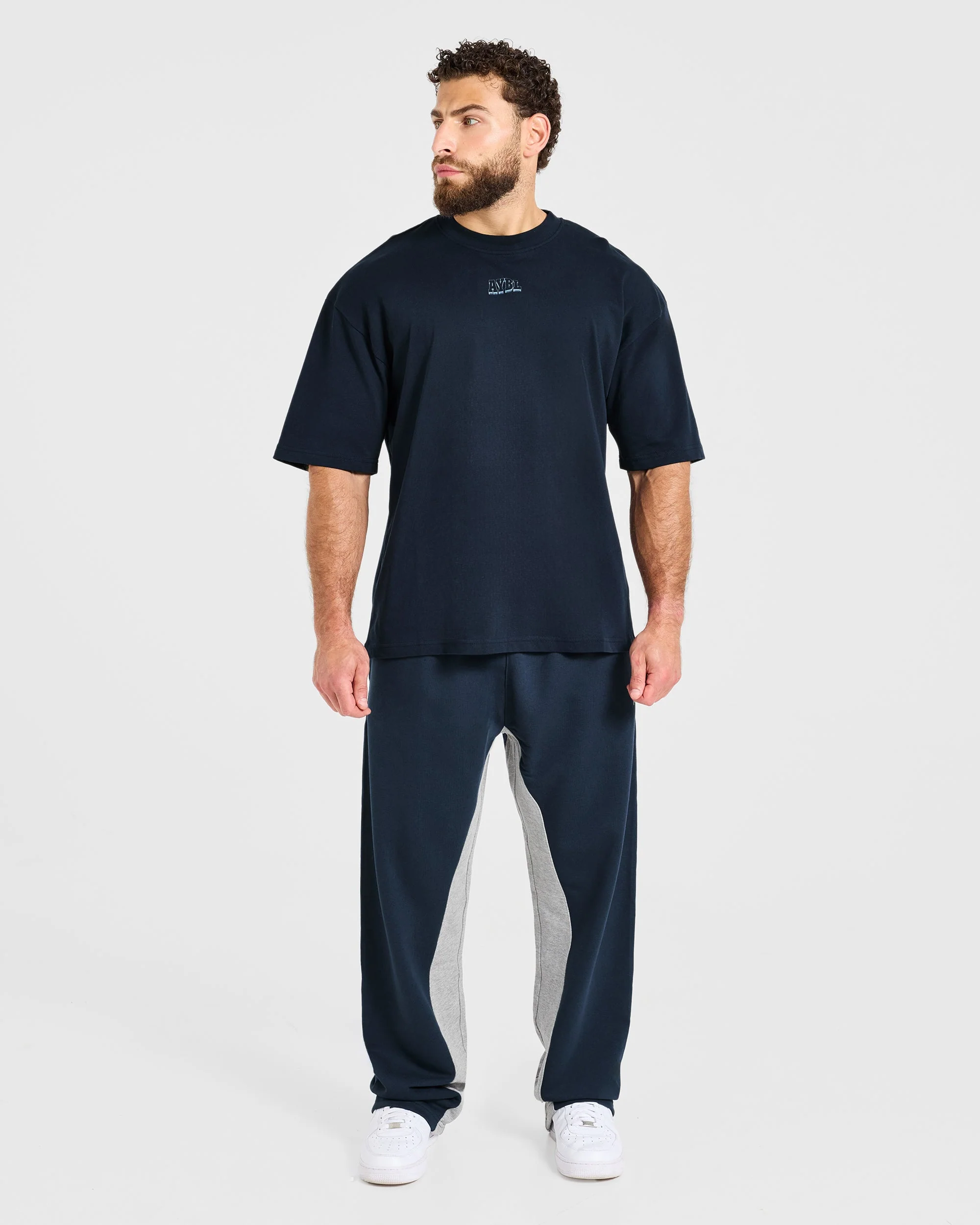 Wesley Vissers x AYBL Iron Works Oversized T Shirt - Navy - Image 3