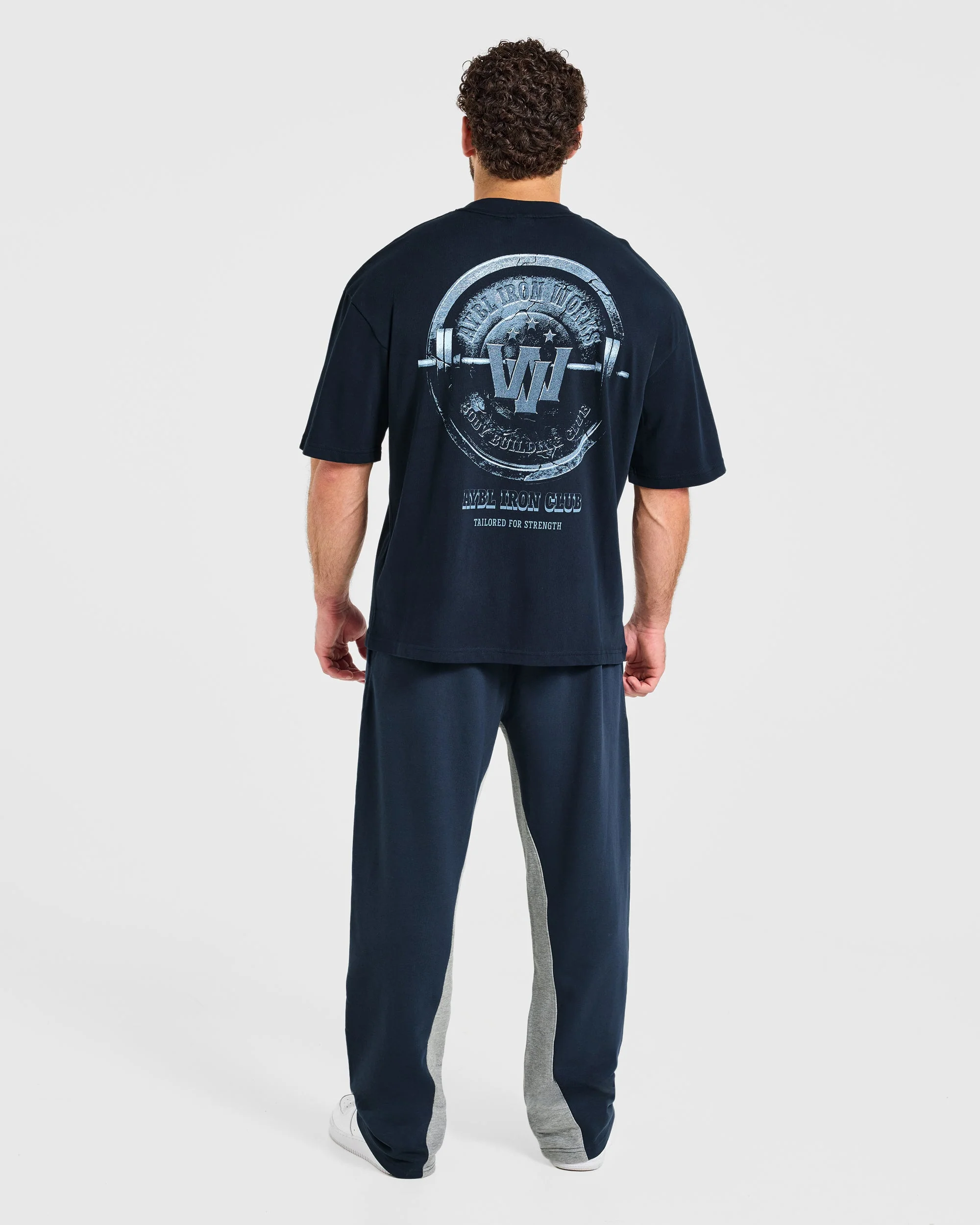 Wesley Vissers x AYBL Iron Works Oversized T Shirt - Navy - Image 4