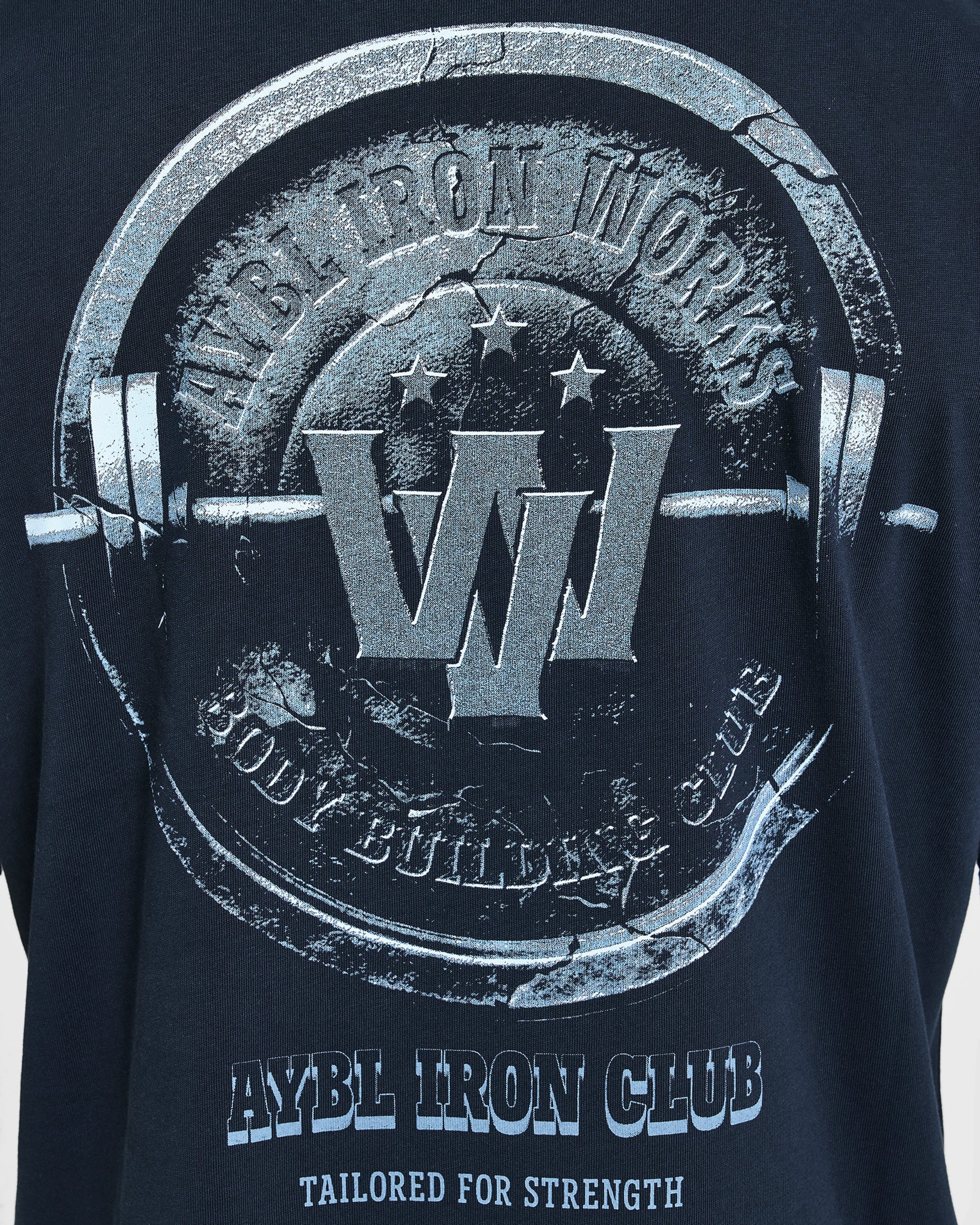 Wesley Vissers x AYBL Iron Works Oversized T Shirt - Navy - Image 6