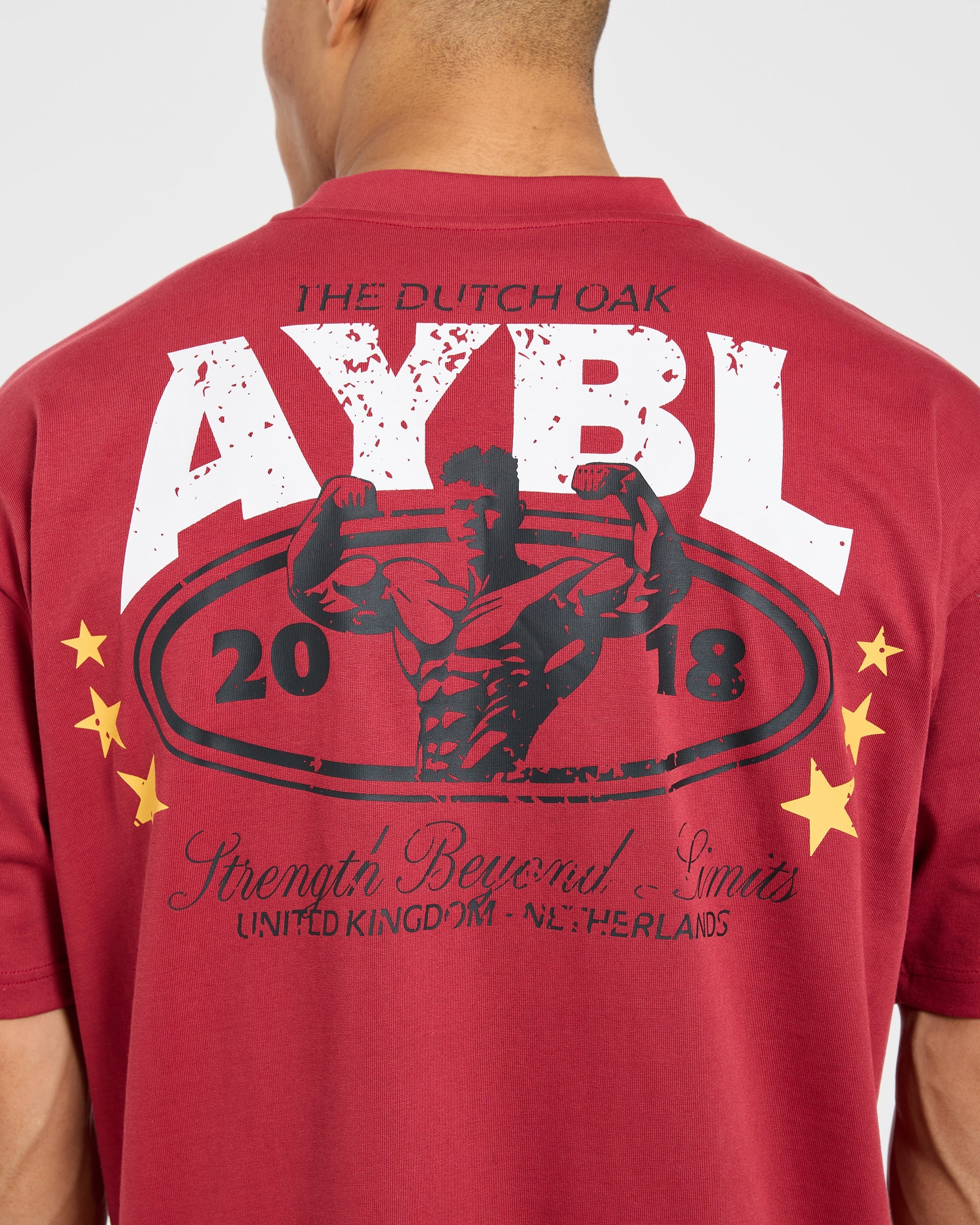 Wesley Vissers X Beyond Limits Oversized T Shirt - Rouge - Image 6