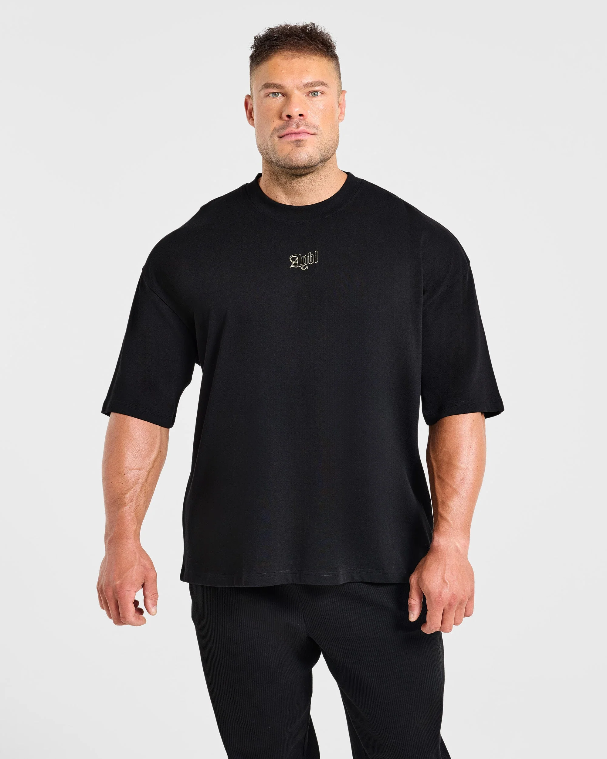Wesley Vissers x Built to Conquer Oversized T Shirt - Noir - Image 2