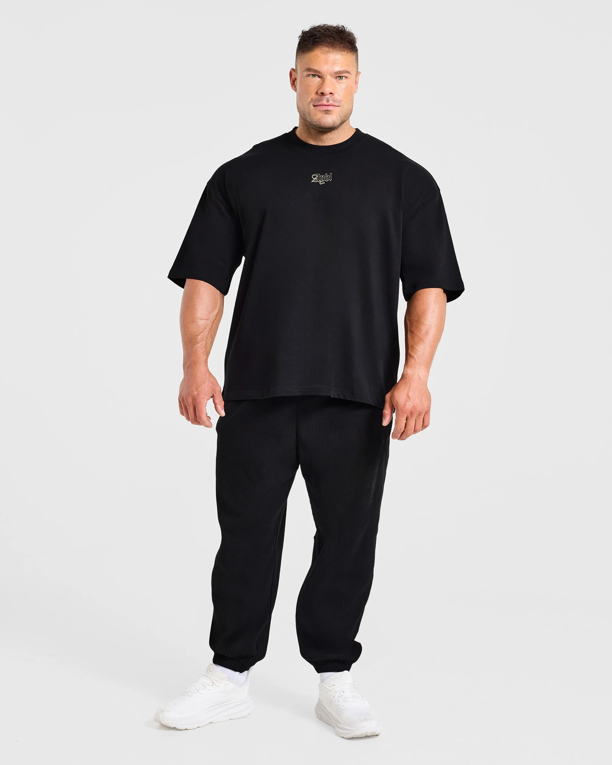 Wesley Vissers x Built to Conquer Oversized T Shirt - Noir - Image 3