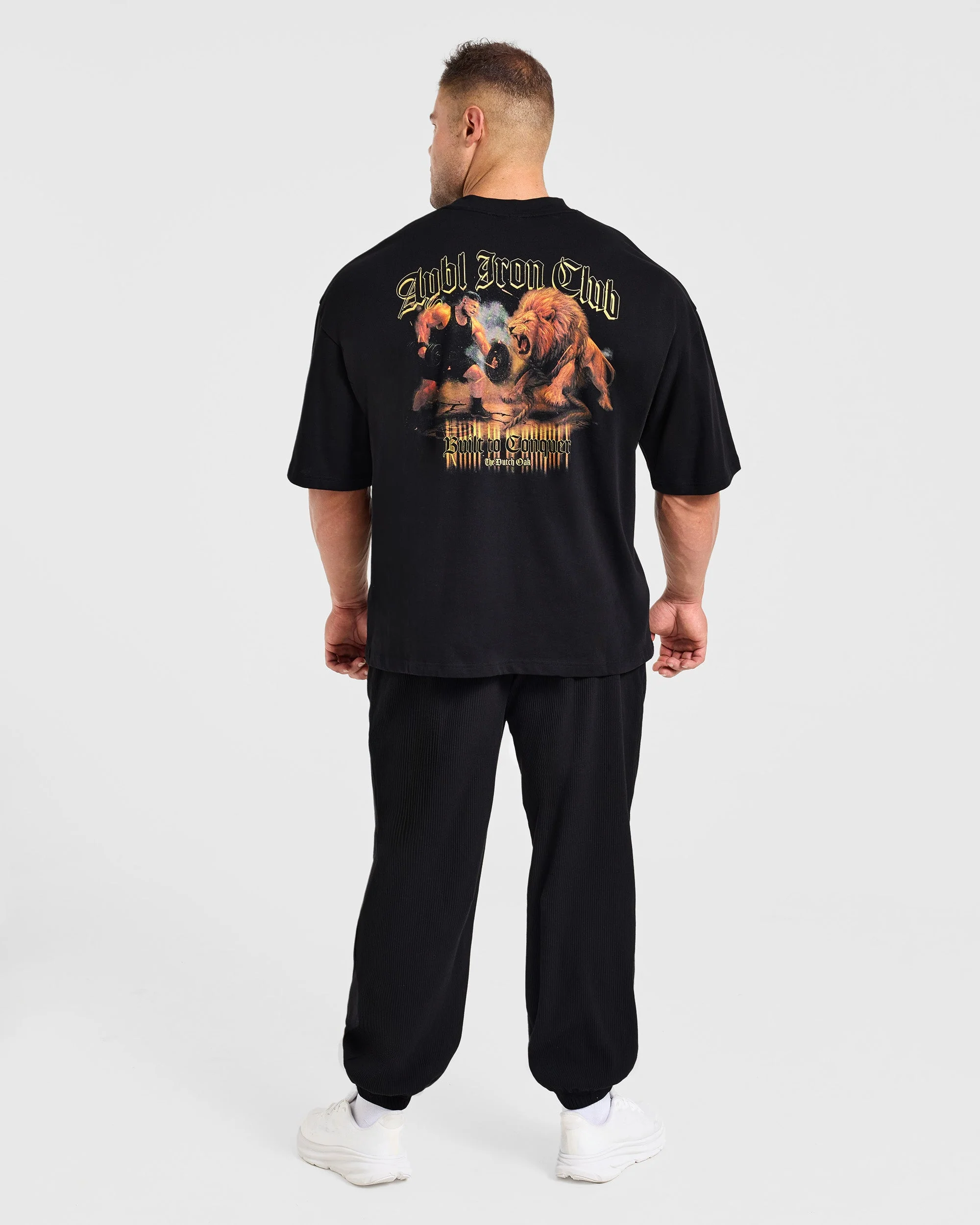 Wesley Vissers x Built to Conquer Oversized T Shirt - Noir - Image 4