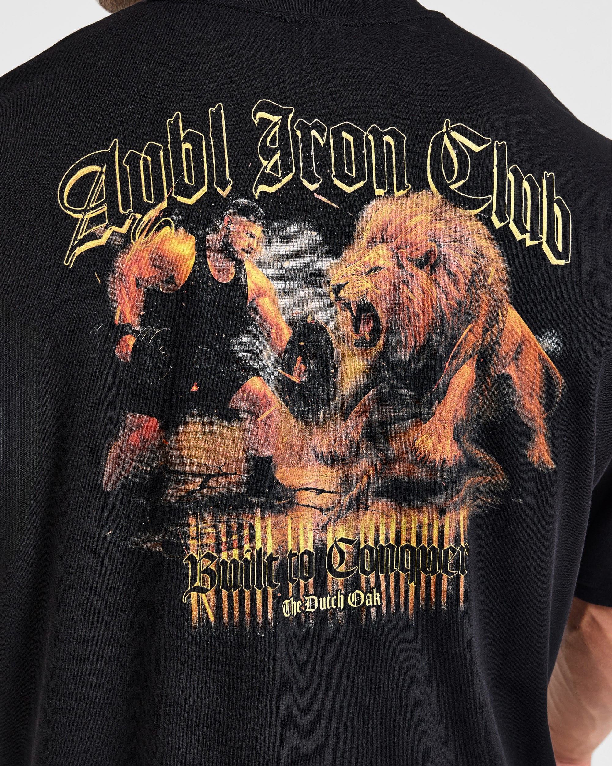 Wesley Vissers x Built to Conquer Oversized T Shirt - Noir - Image 6