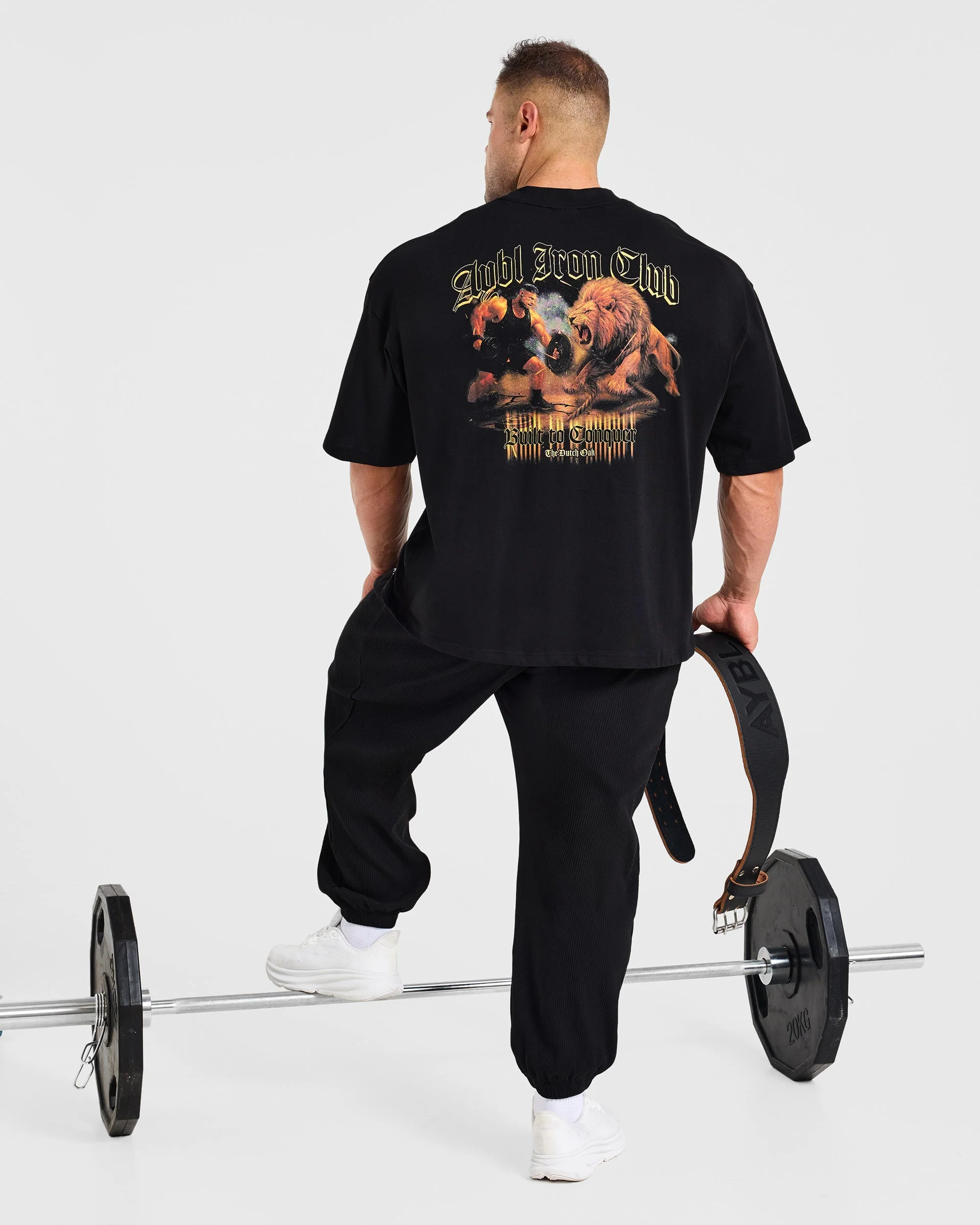 Wesley Vissers x Built to Conquer Oversized T Shirt - Noir - Image 7