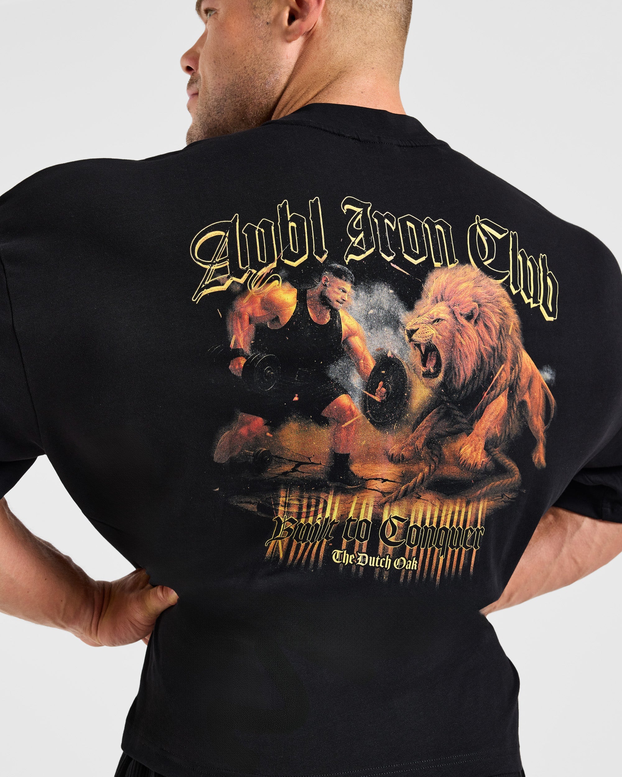 Wesley Vissers x Built to Conquer Oversized T Shirt - Noir - Image 8