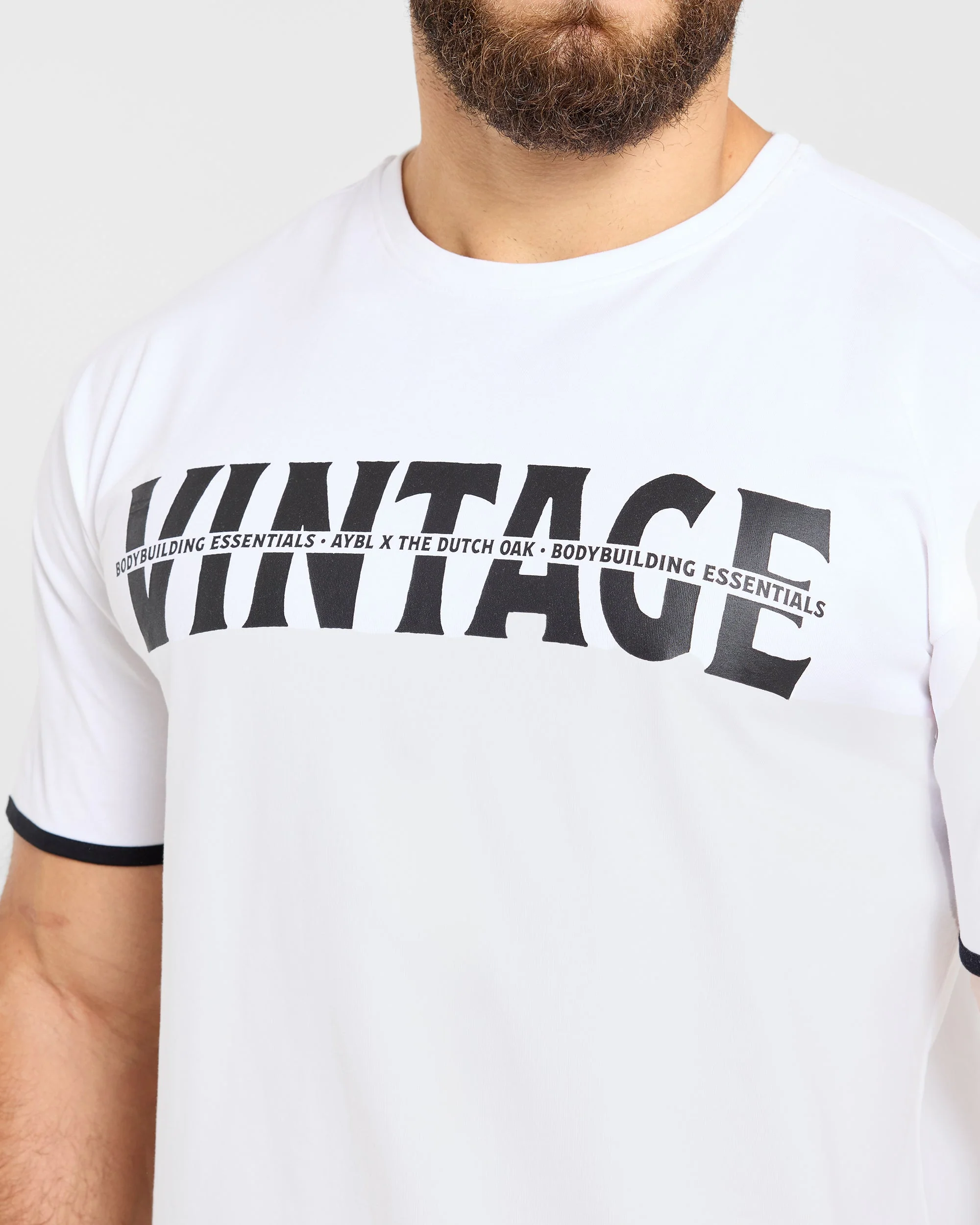 Wesley Vissers x Contrast T Shirt - Blanc - Image 5