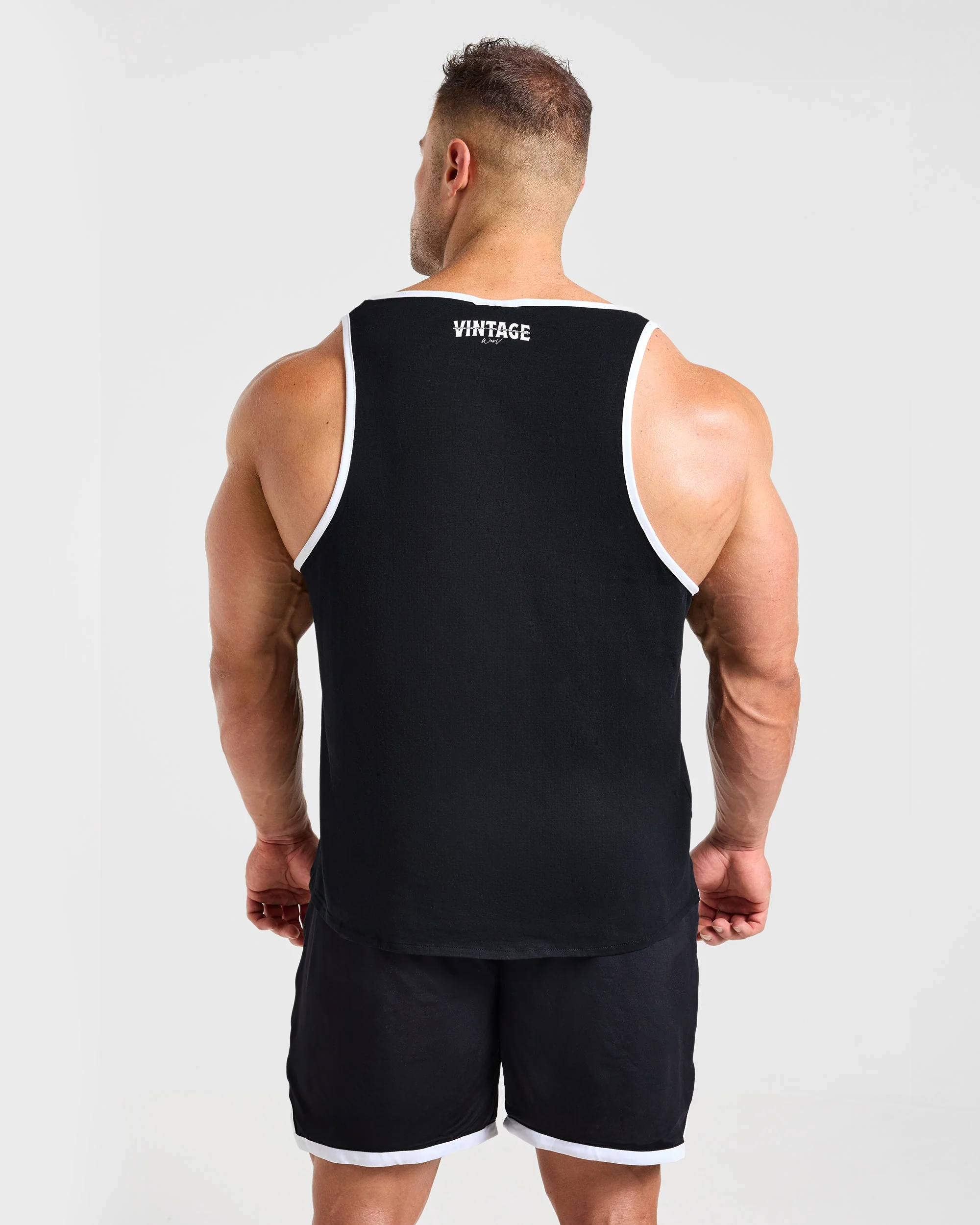 Wesley Vissers x Contrast Tank - Noir - Image 2