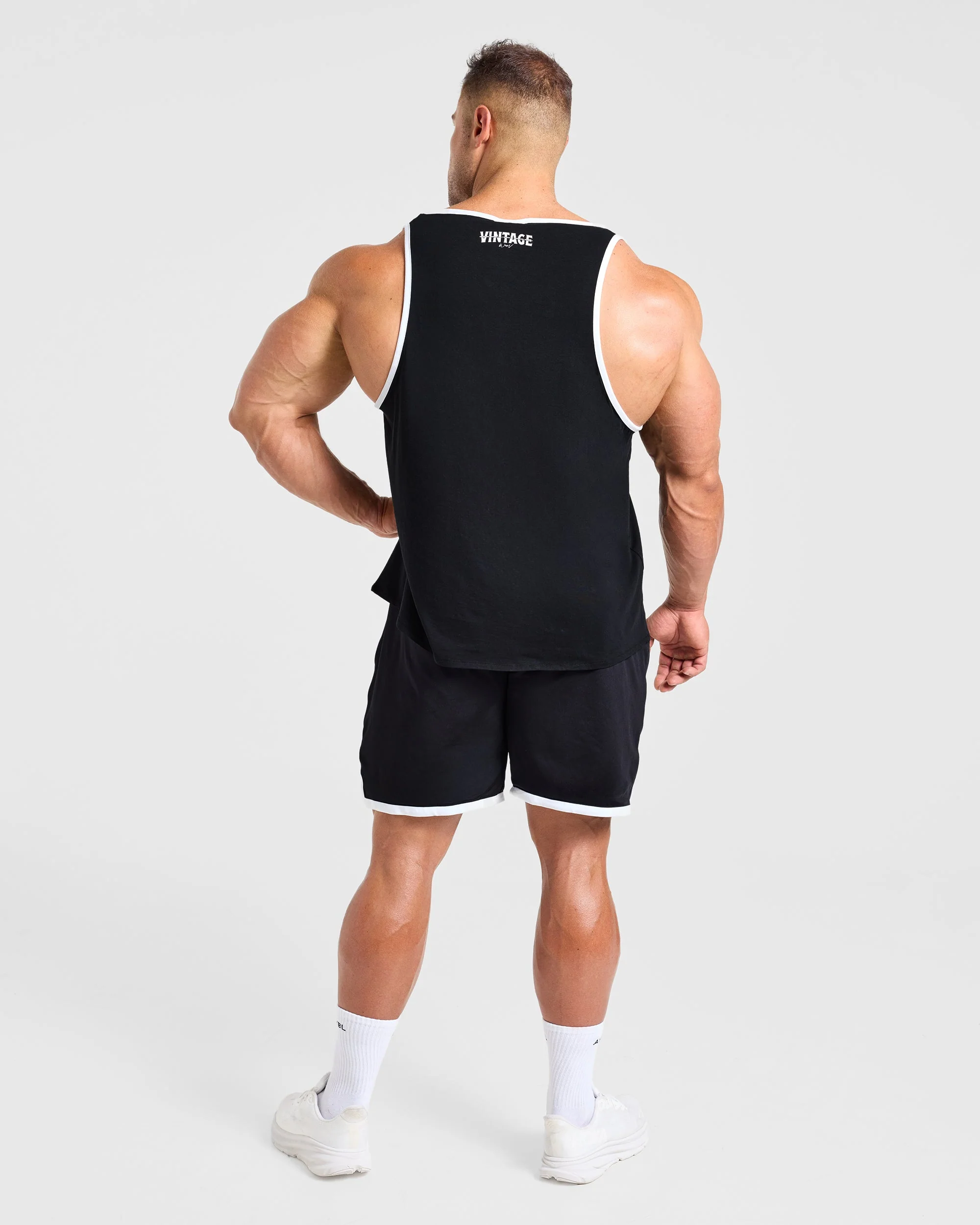 Wesley Vissers x Contrast Tank - Noir - Image 4