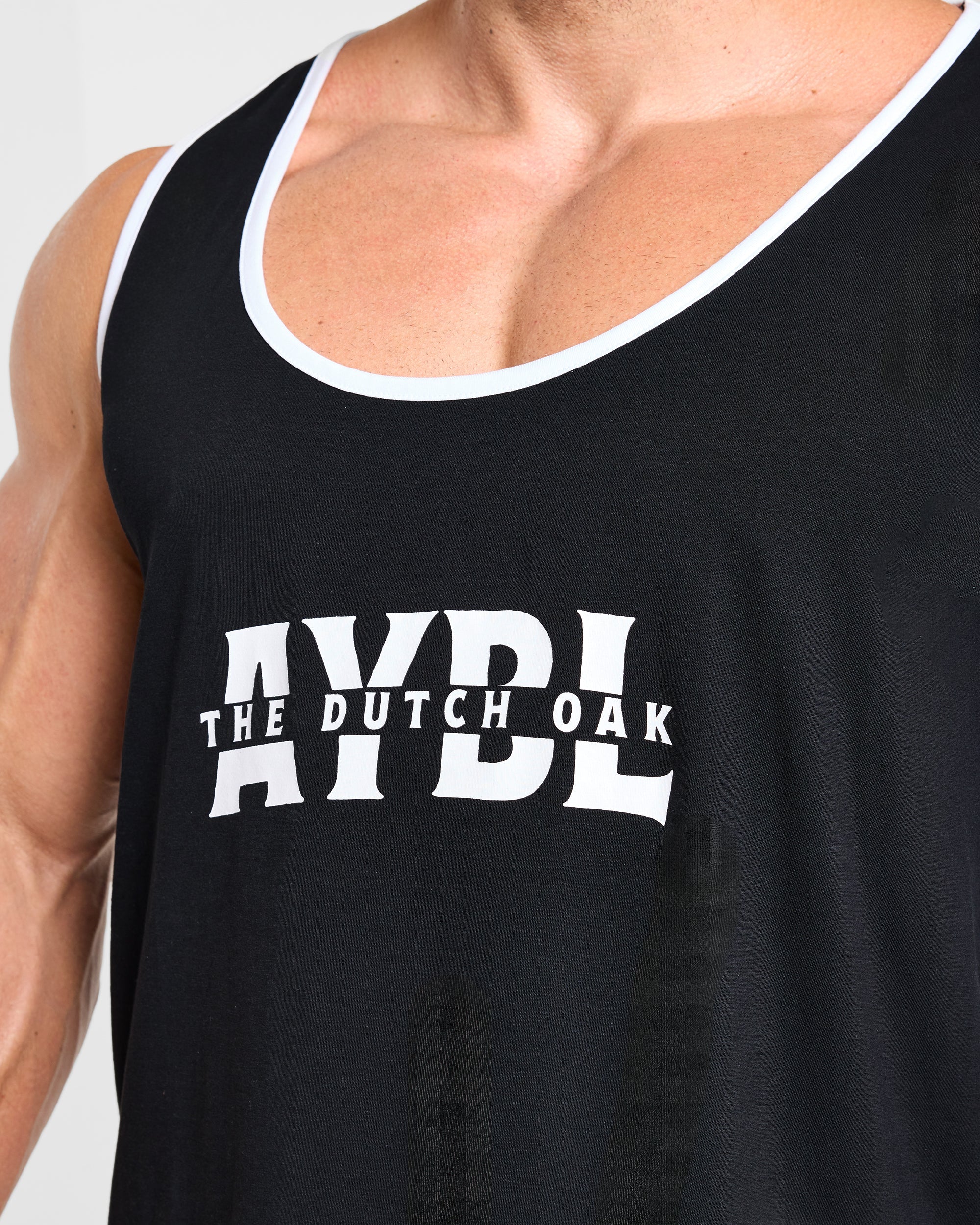 Wesley Vissers x Contrast Tank - Noir - Image 5