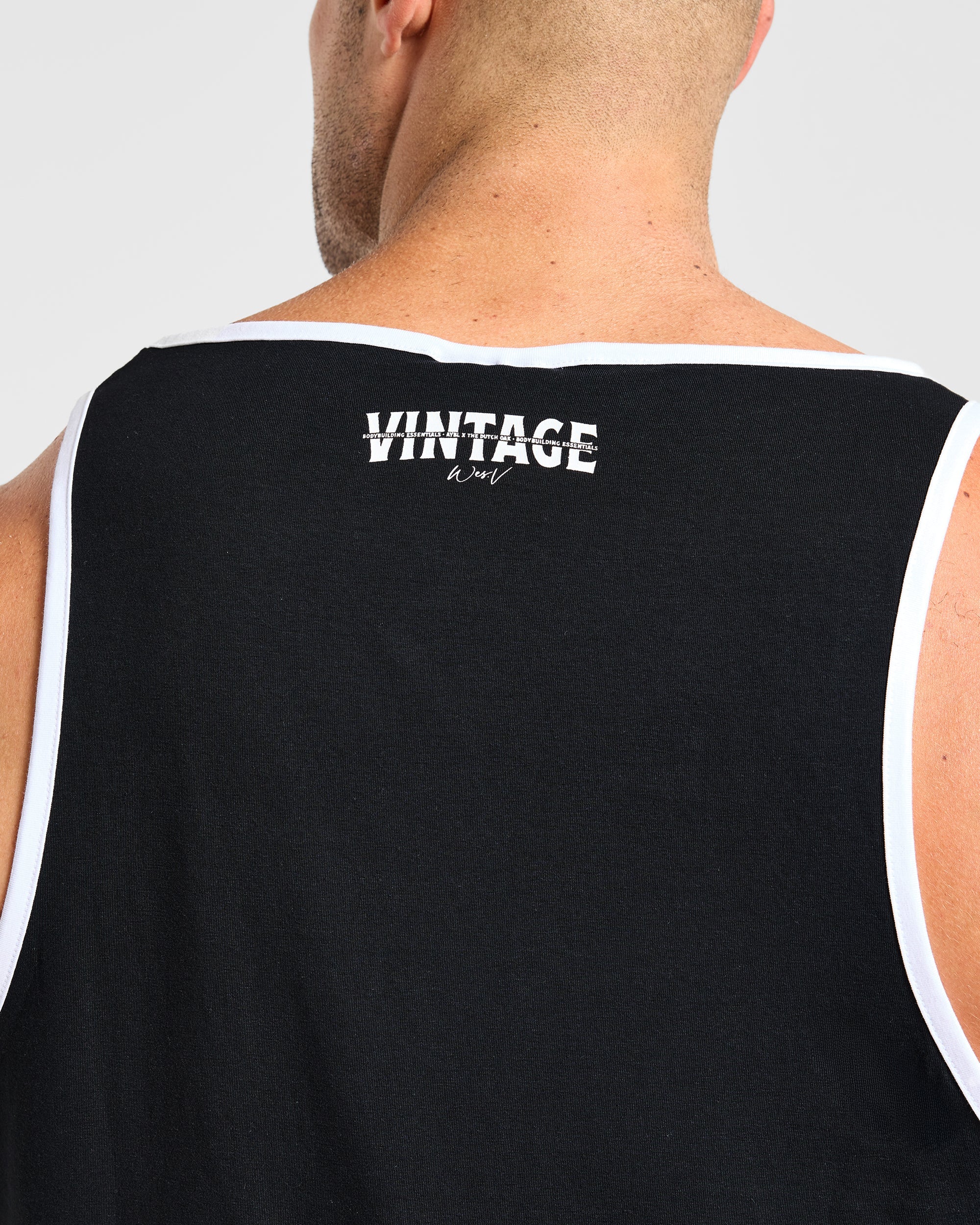 Wesley Vissers x Contrast Tank - Noir - Image 6