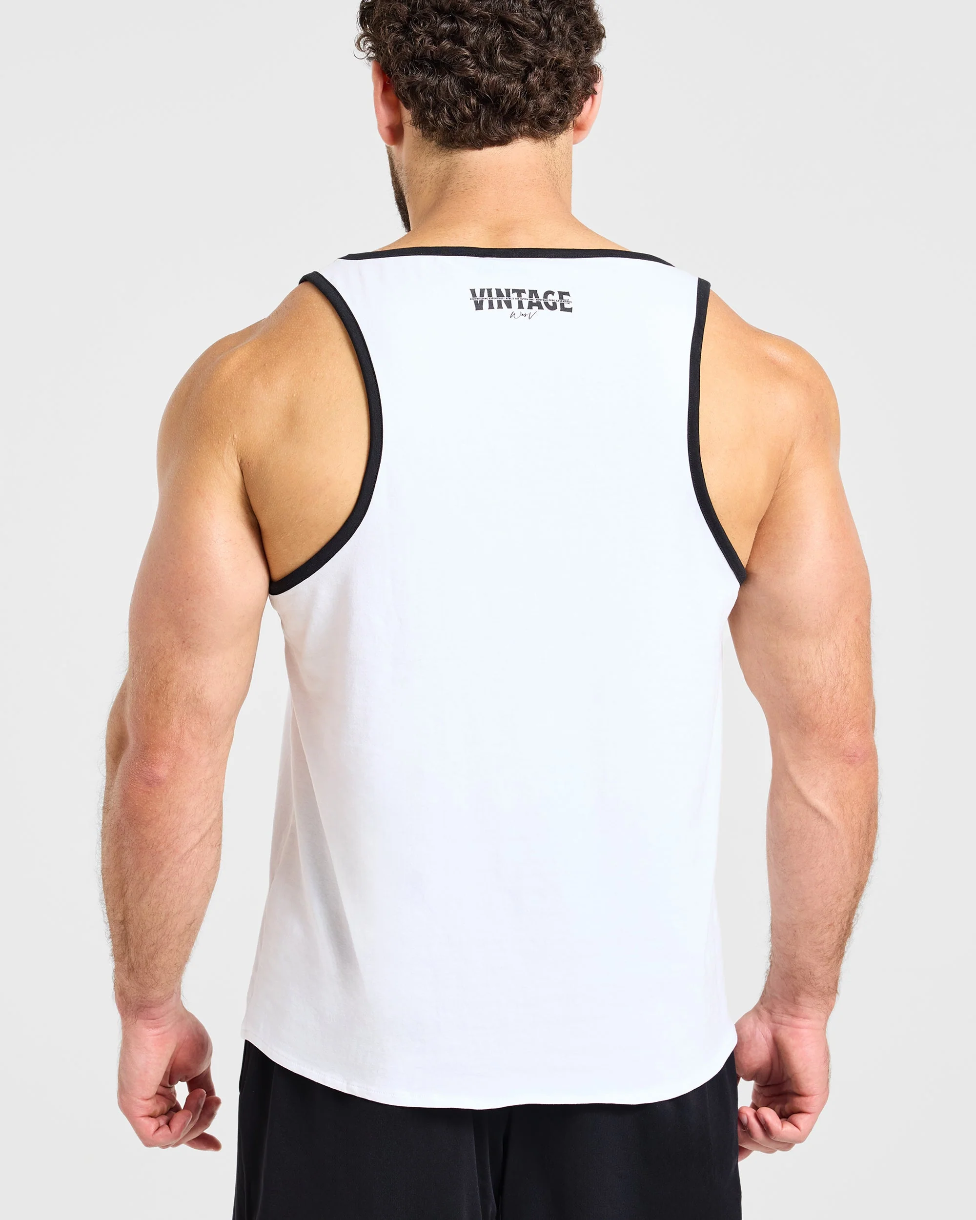 Wesley Vissers x Contrast Tank - Blanc - Image 2