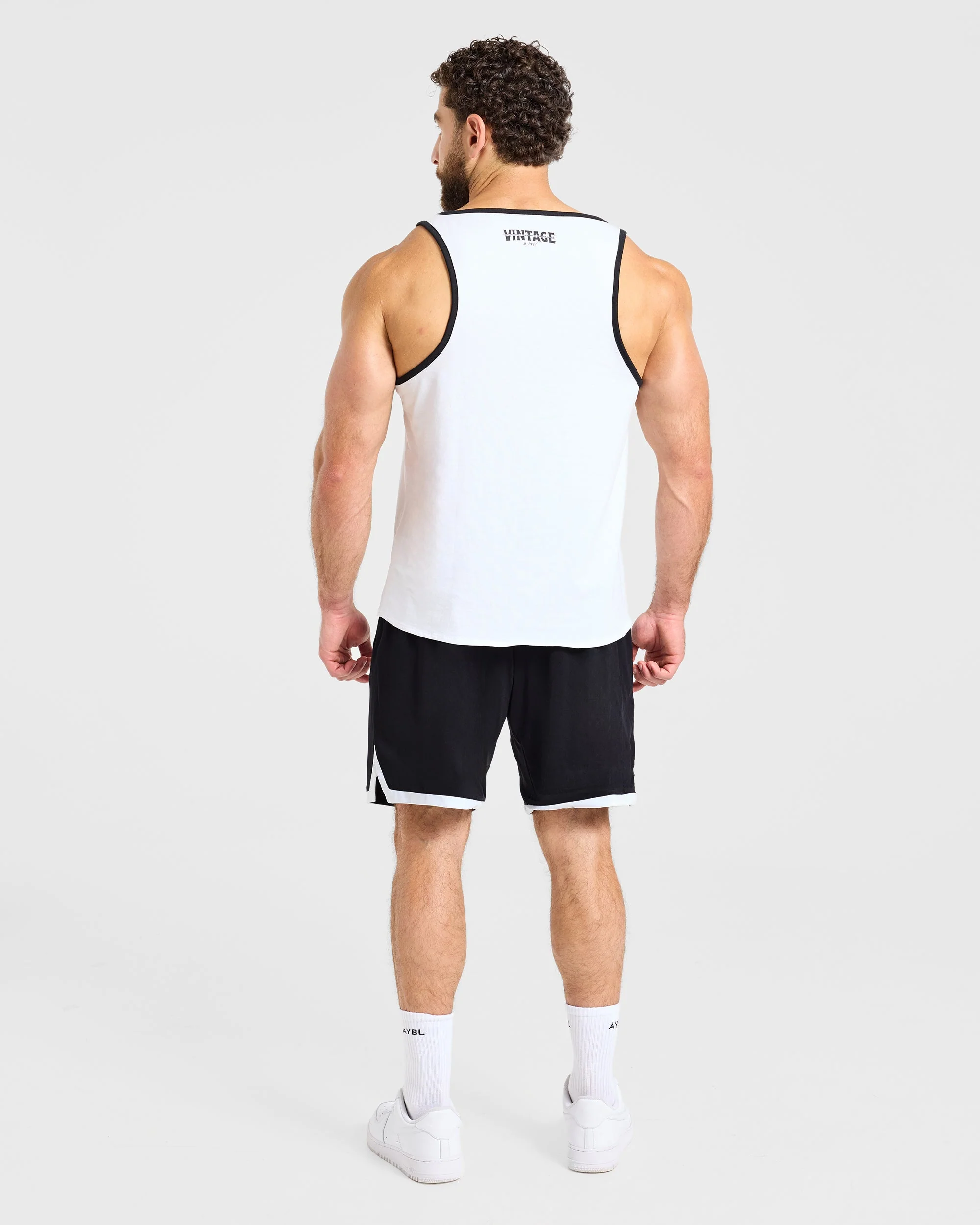Wesley Vissers x Contrast Tank - Blanc - Image 4