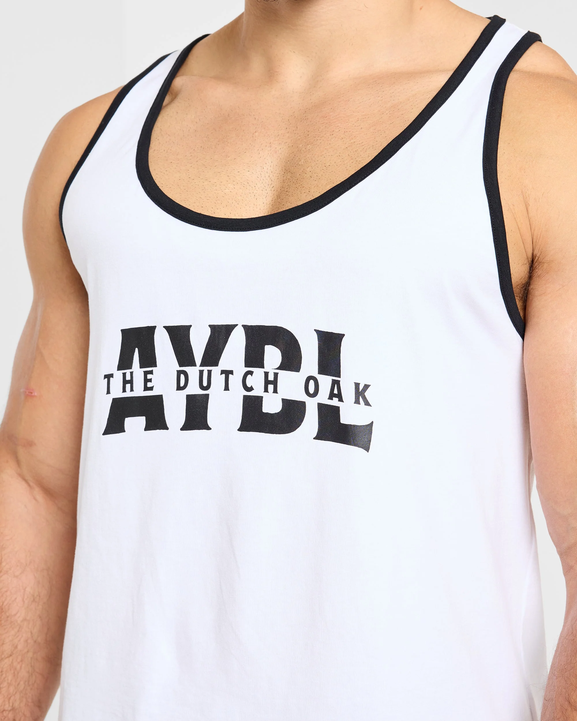 Wesley Vissers x Contrast Tank - Blanc - Image 5