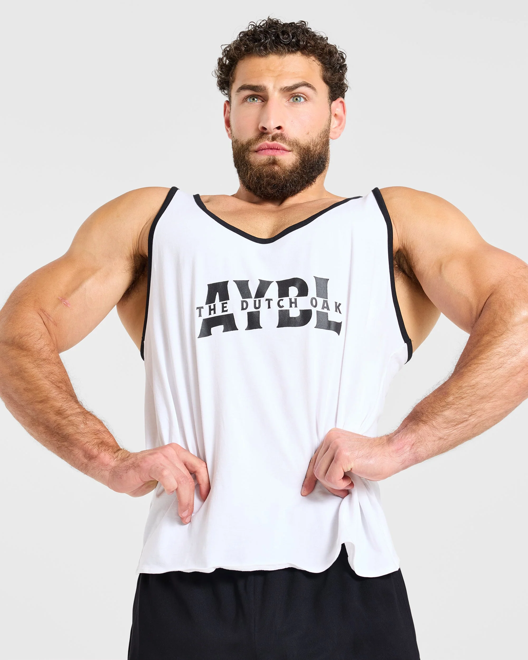 Wesley Vissers x Contrast Tank - Blanc - Image 7