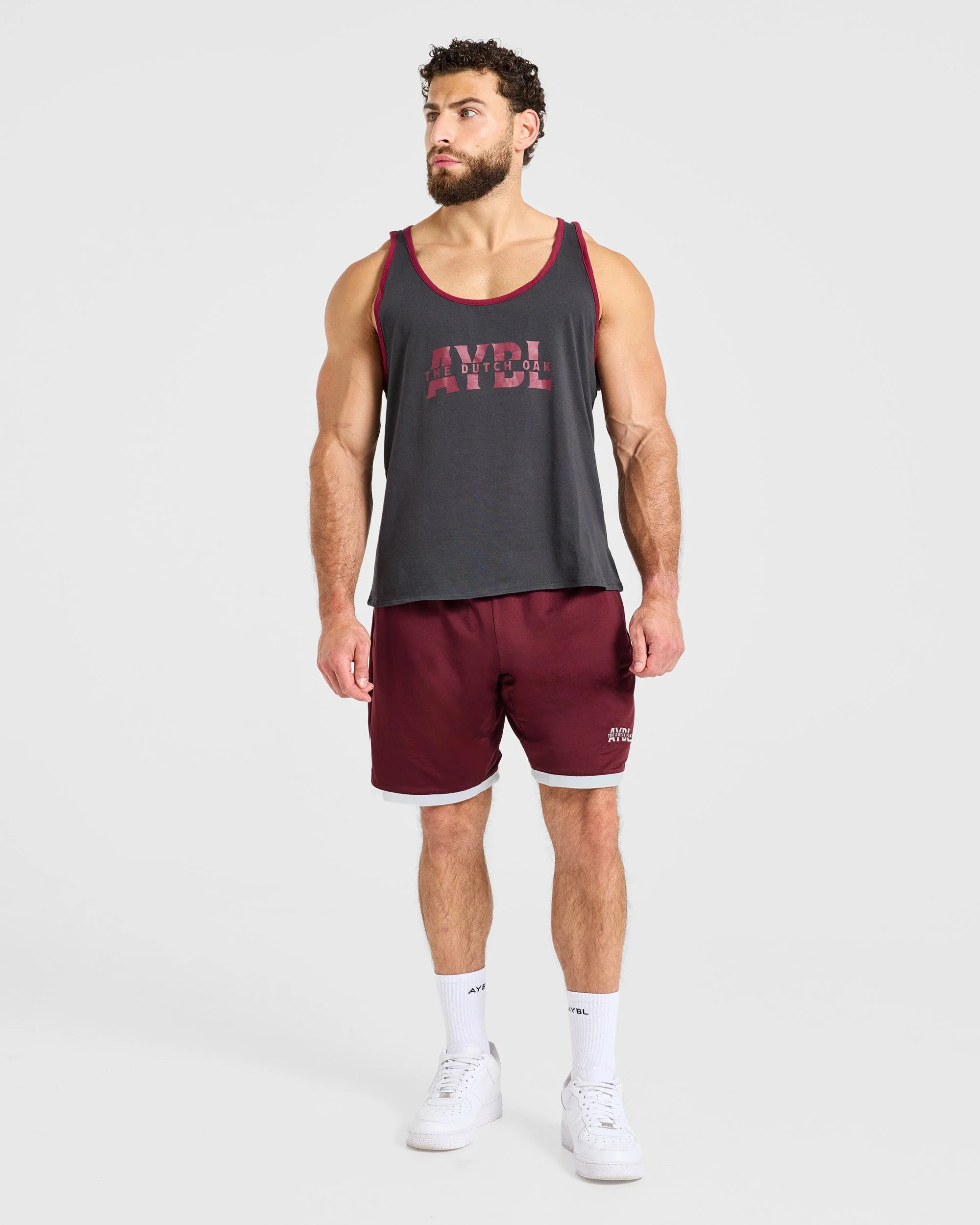 Wesley Vissers x Old School Contrast Shorts - Port Rouge - Image 3