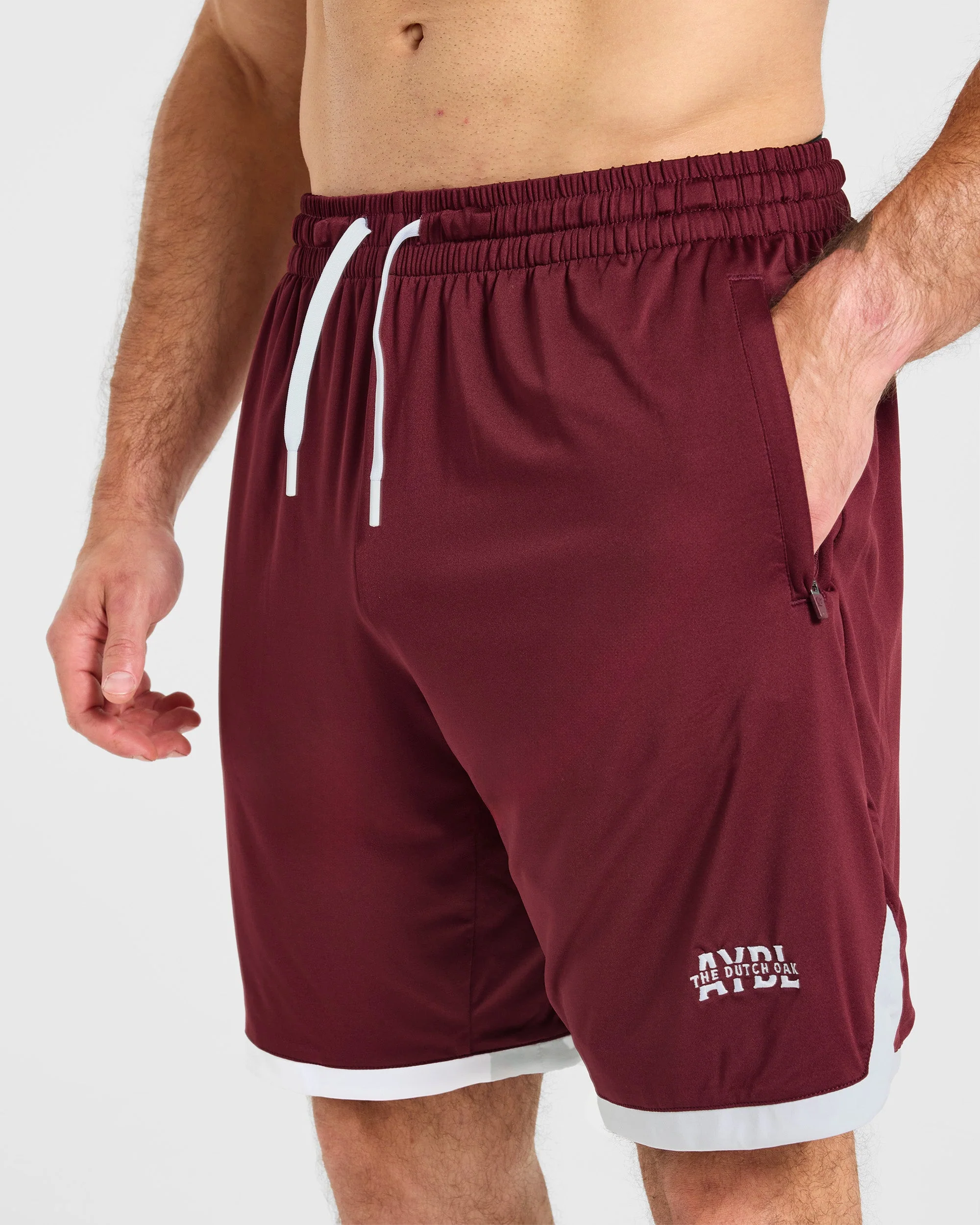 Wesley Vissers x Old School Contrast Shorts - Port Rouge - Image 5