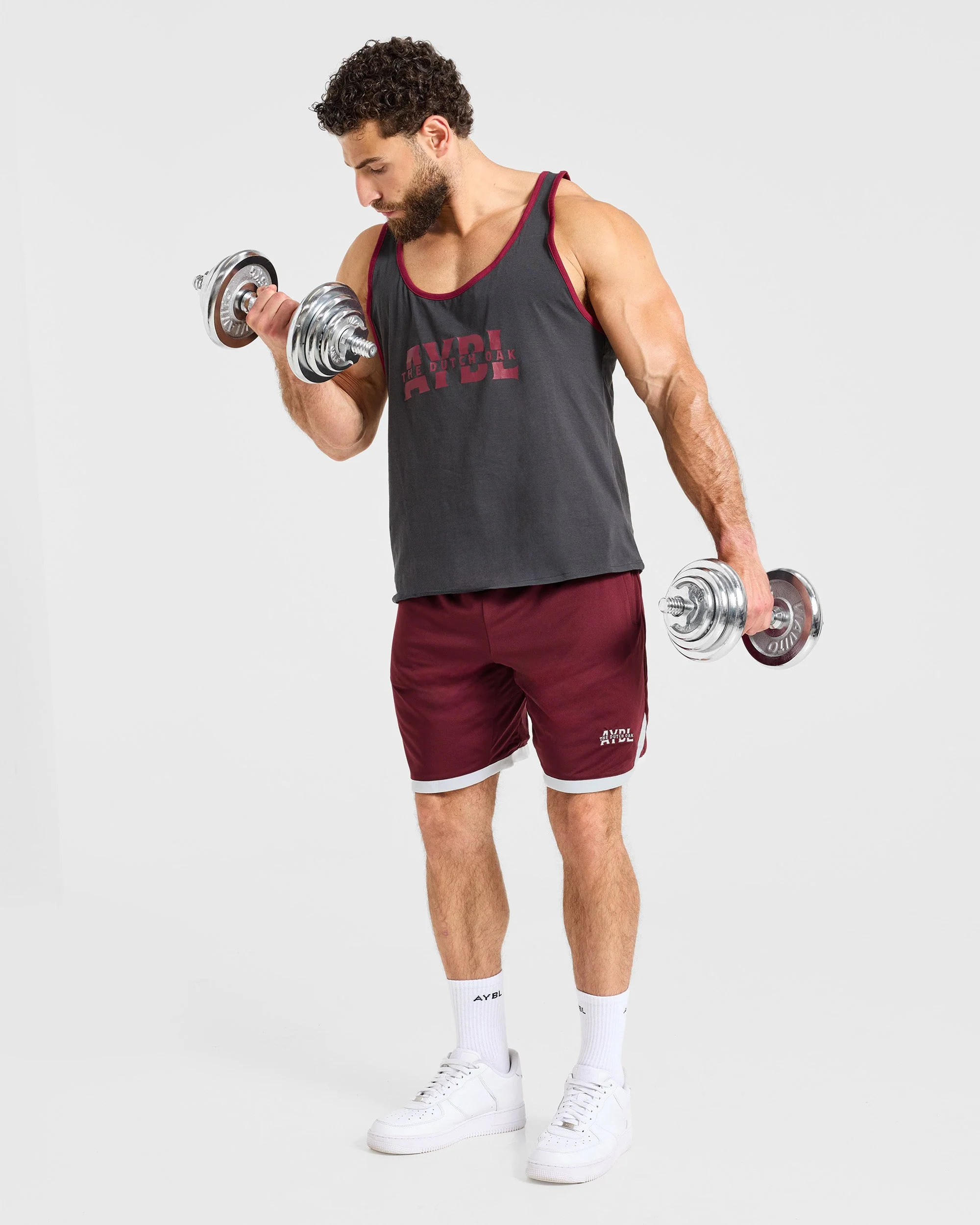 Wesley Vissers x Old School Contrast Shorts - Port Rouge - Image 7