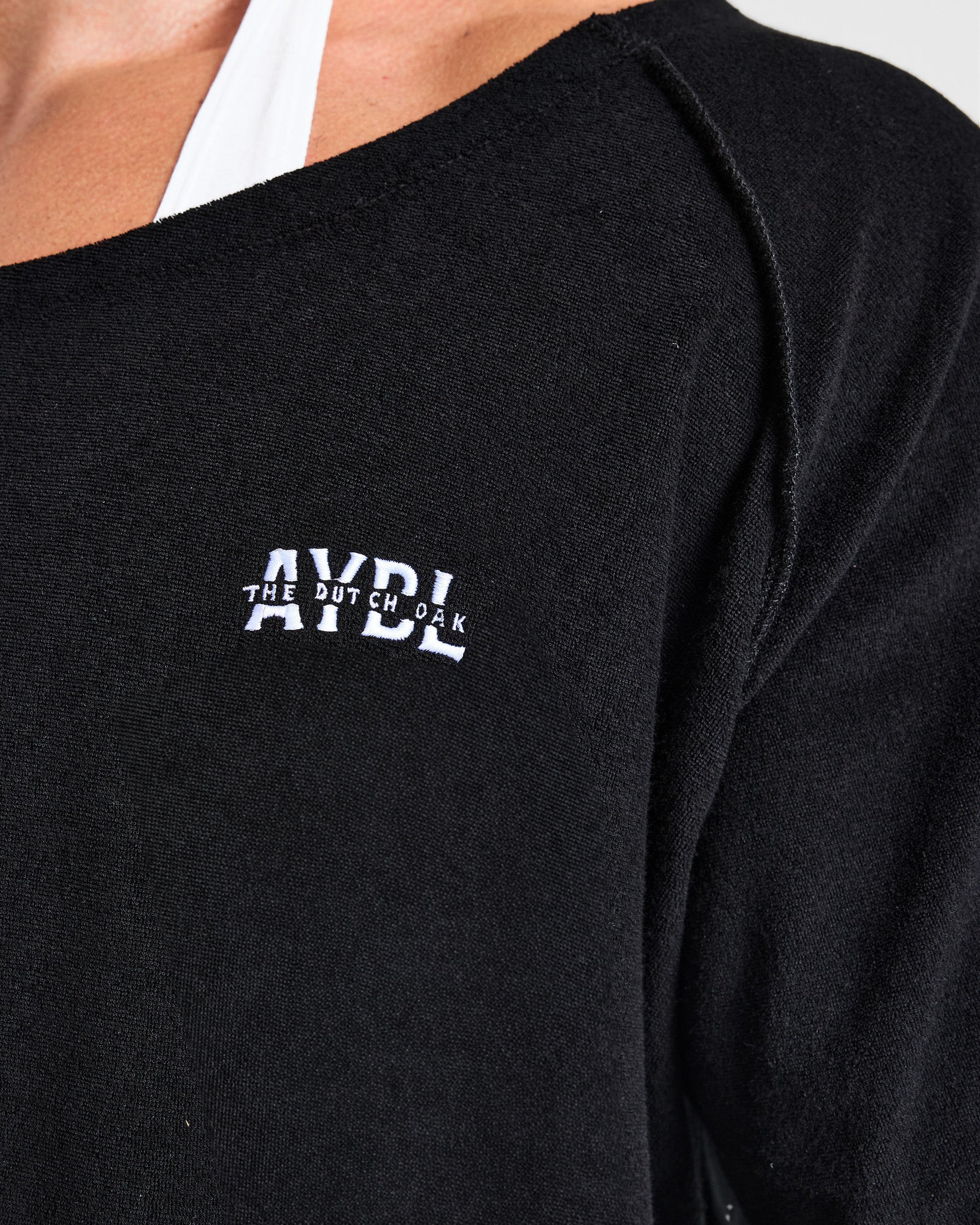 Wesley Vissers x Old School Wide Neck T Shirt - Noir - Image 6