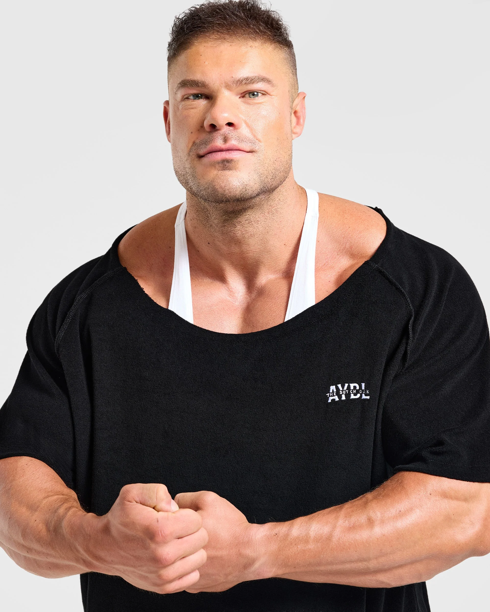 Wesley Vissers x Old School Wide Neck T Shirt - Noir - Image 7