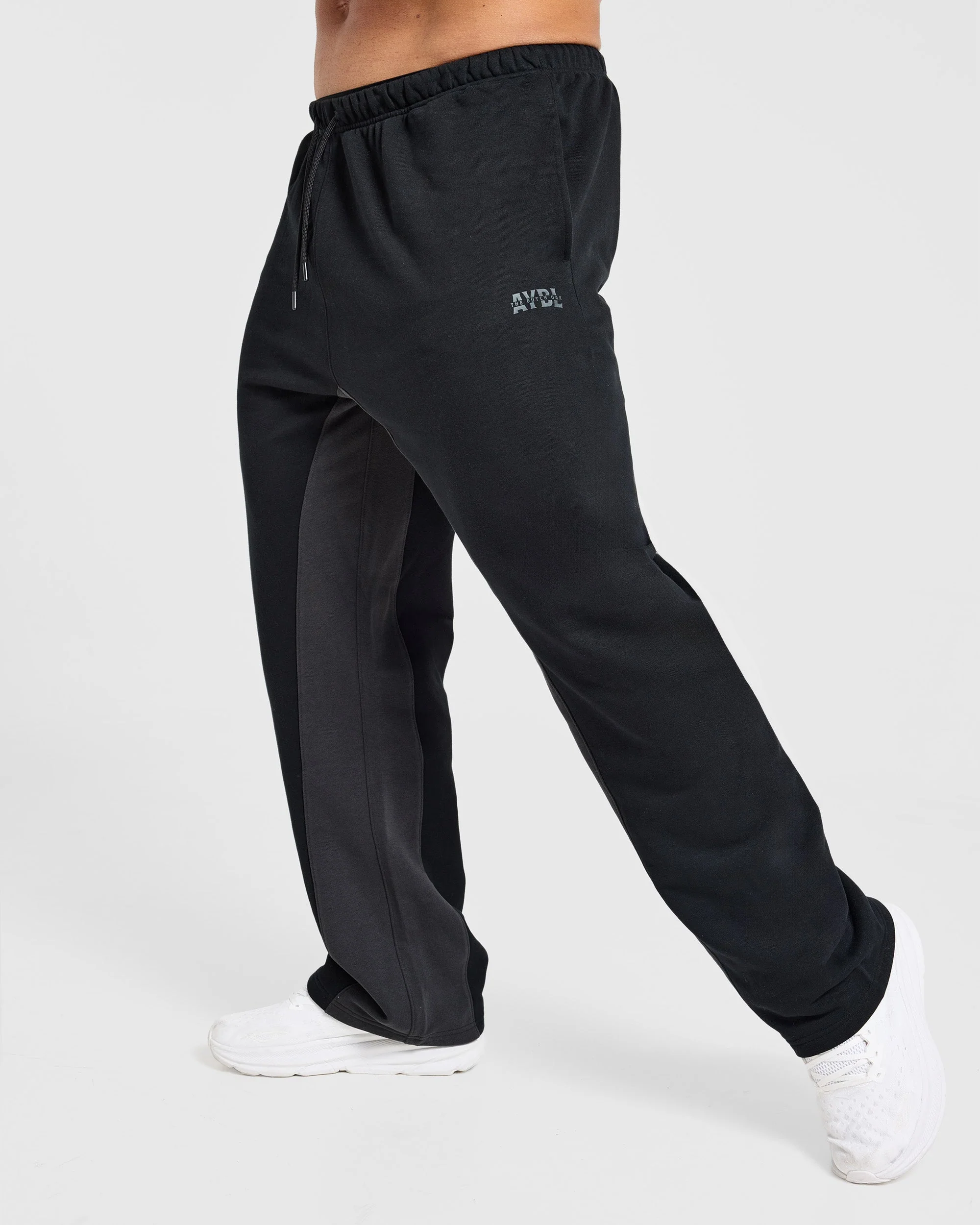 Wesley Vissers x Oversized Straight Leg Joggers - Noir - Image 6